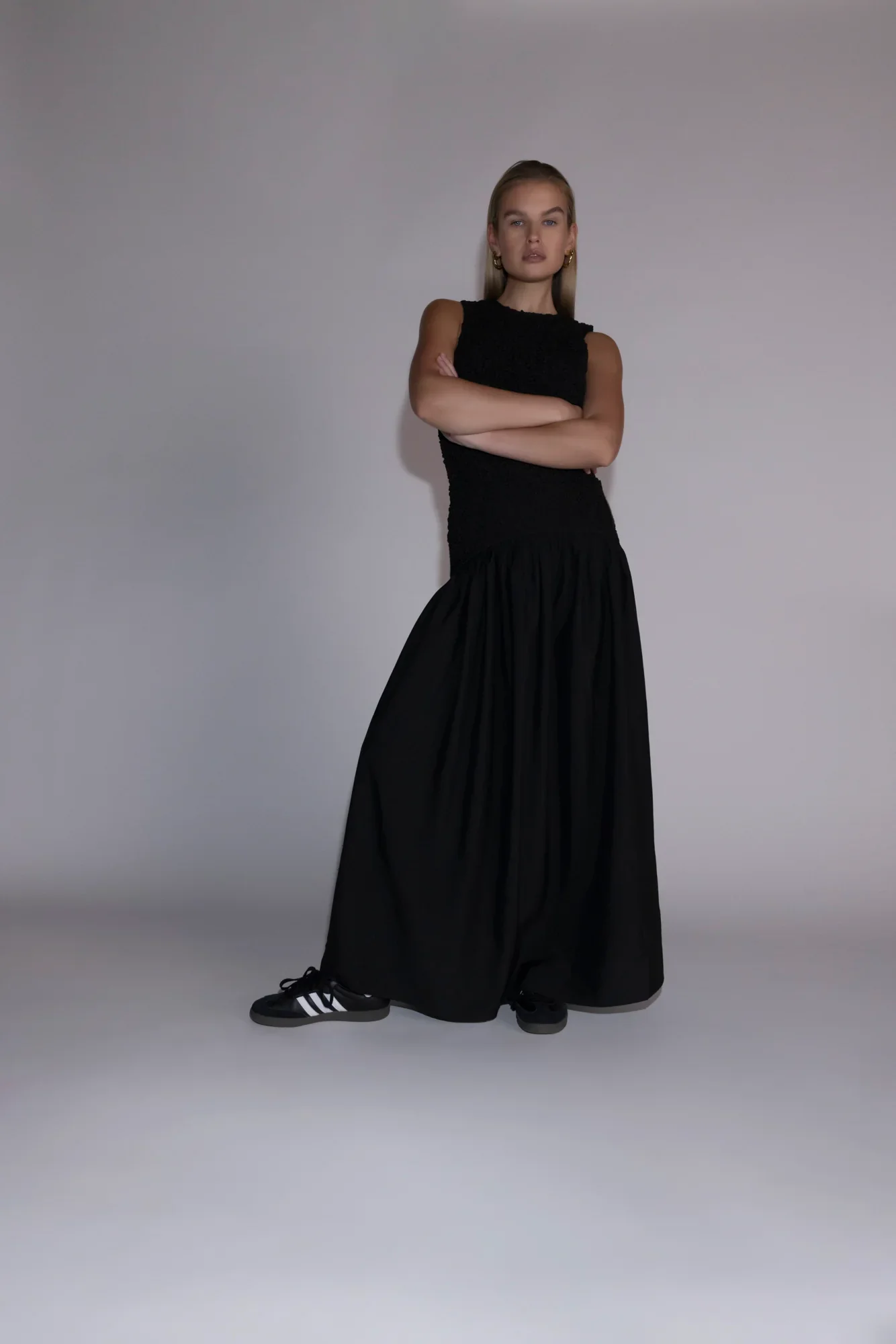 The Wolf Gang Marisol Midi Dress - Noir - Image 3