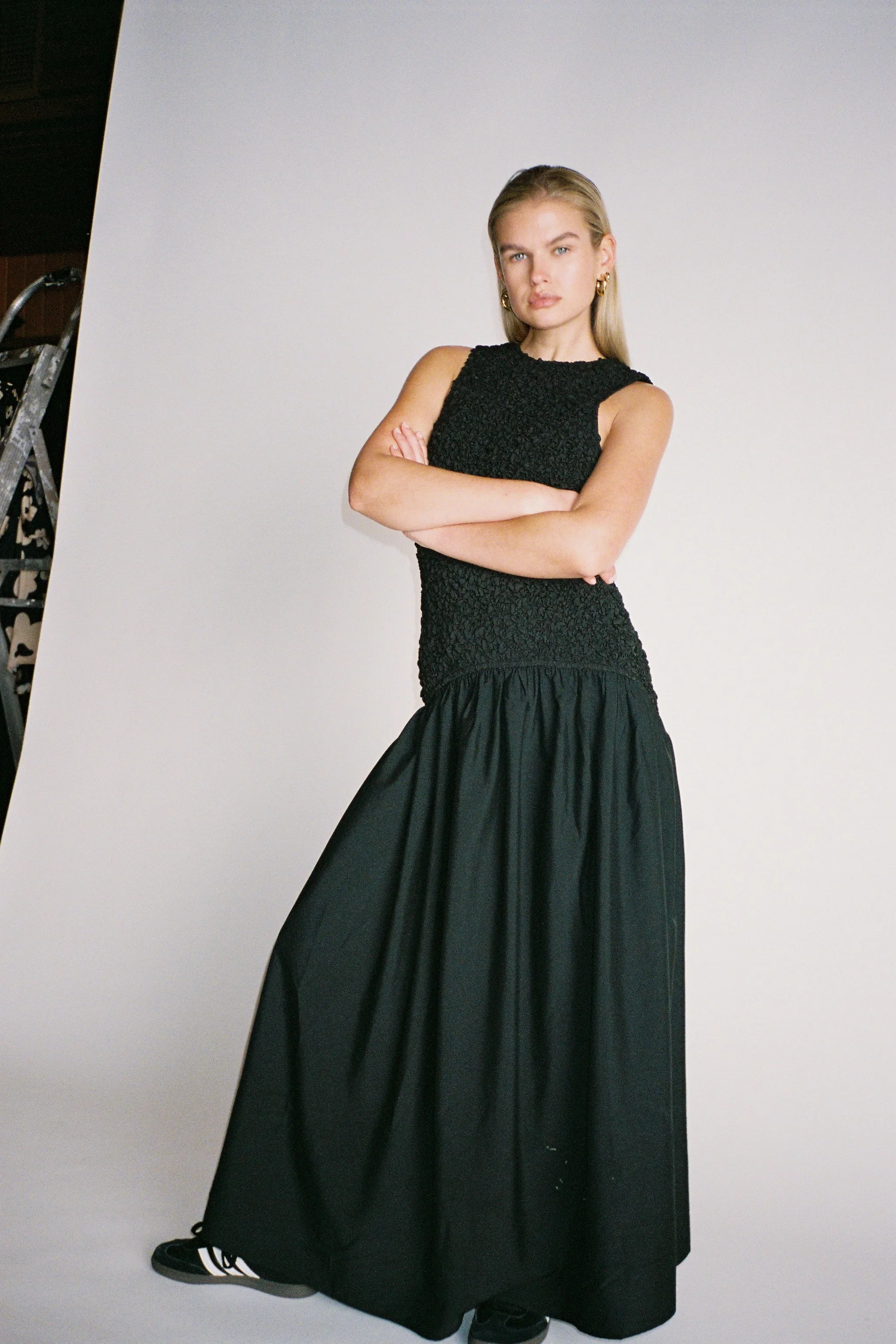The Wolf Gang Marisol Midi Dress - Noir - Image 6