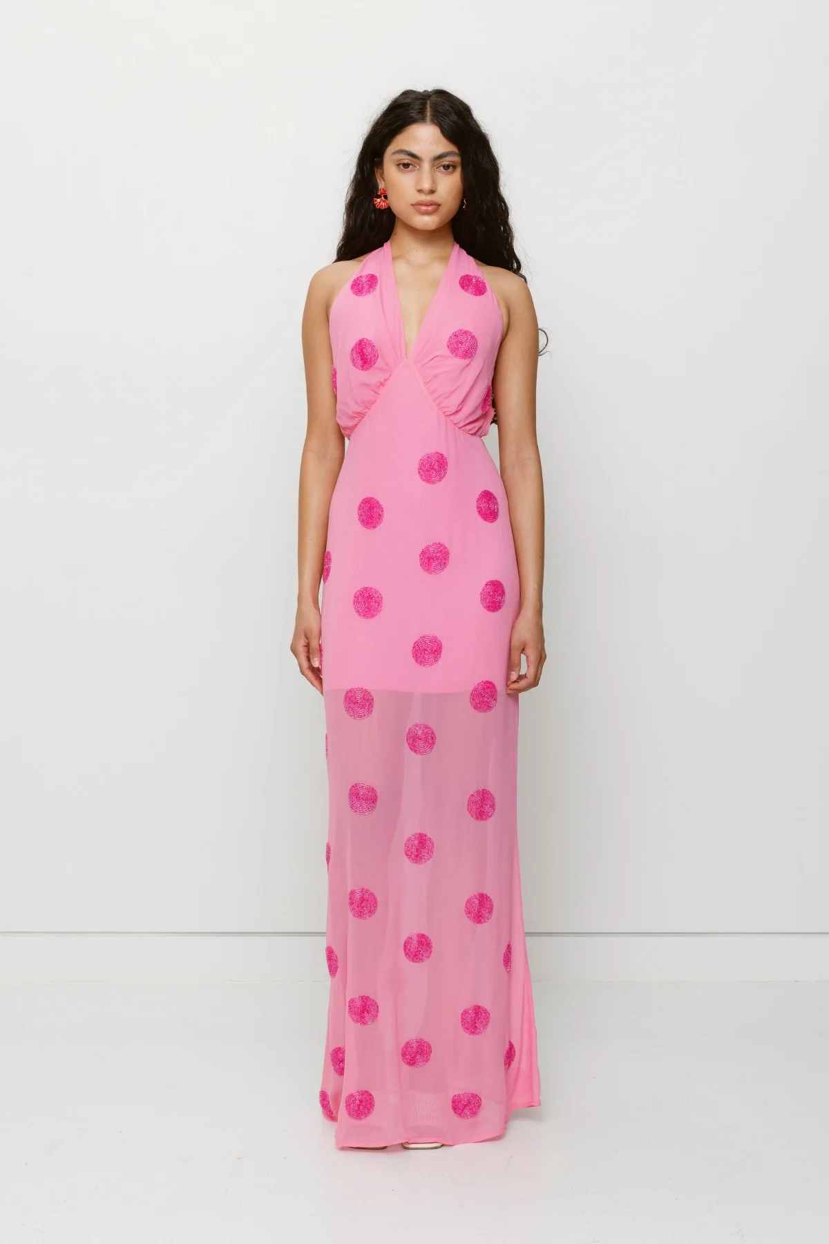 The Wolf Gang Sanja Slip Dress - Candy