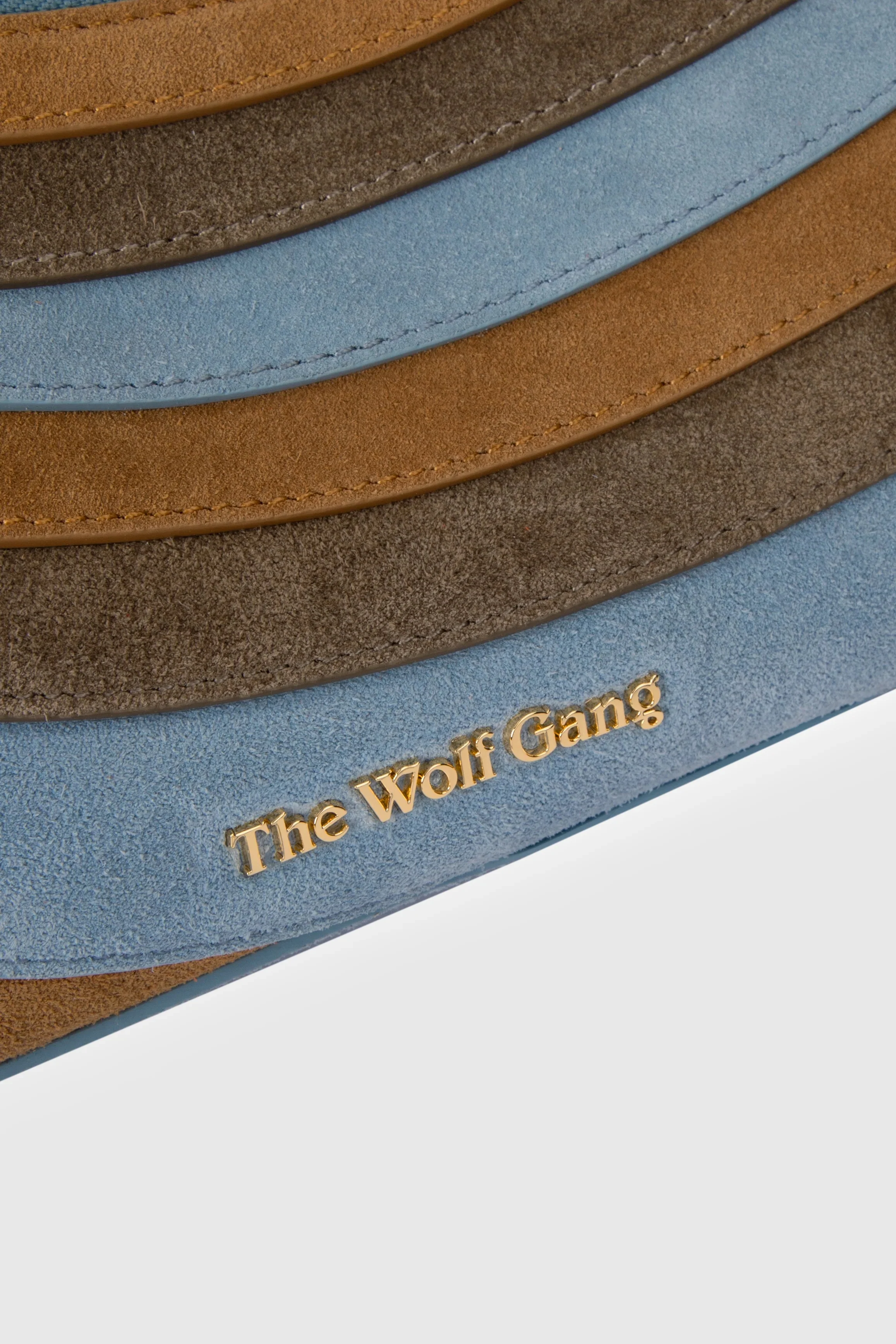 The Wolf Gang Santo Shoulder Bag - Sky & Chocolate - Image 3
