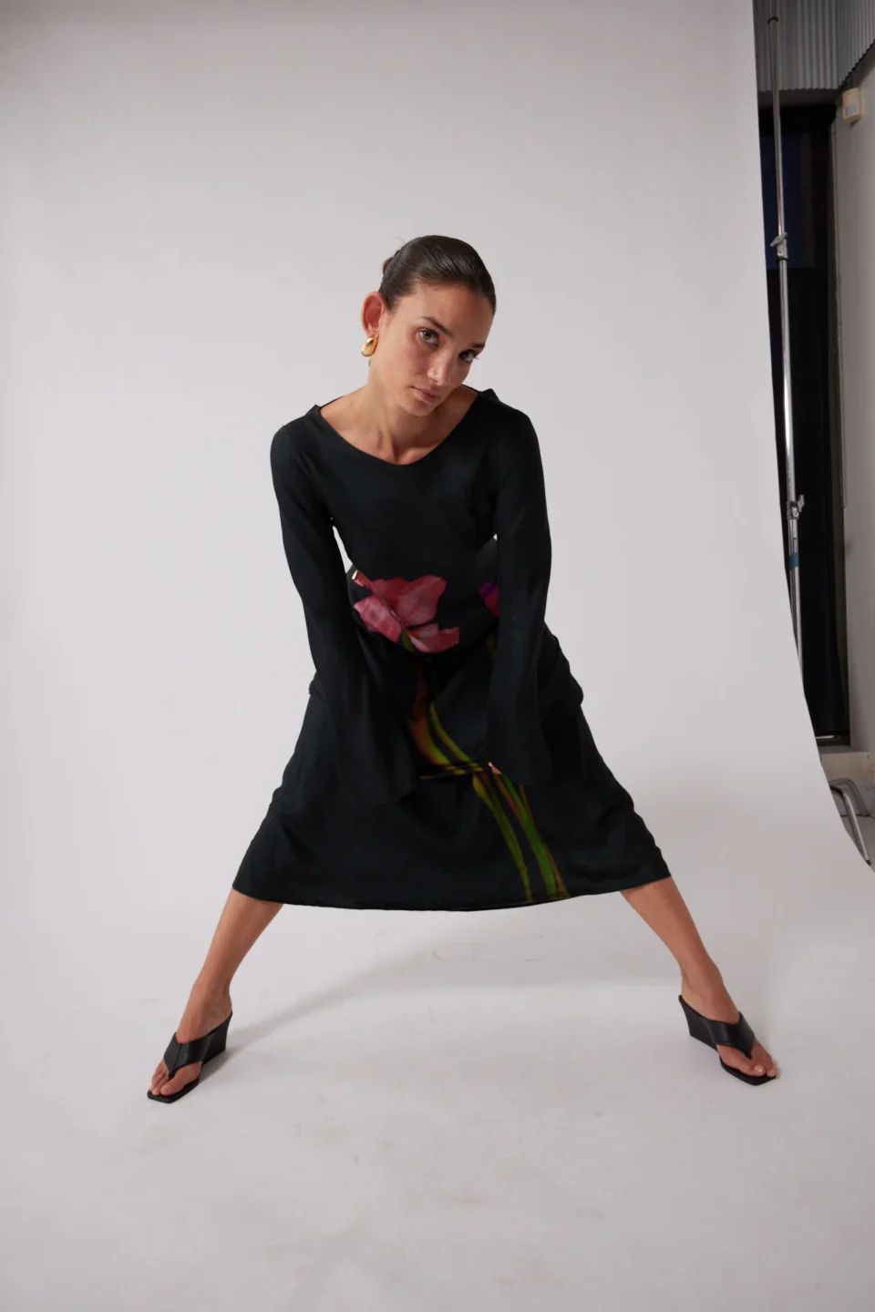 The Wolf Gang Thea Maxi Dress - Noir - Image 6