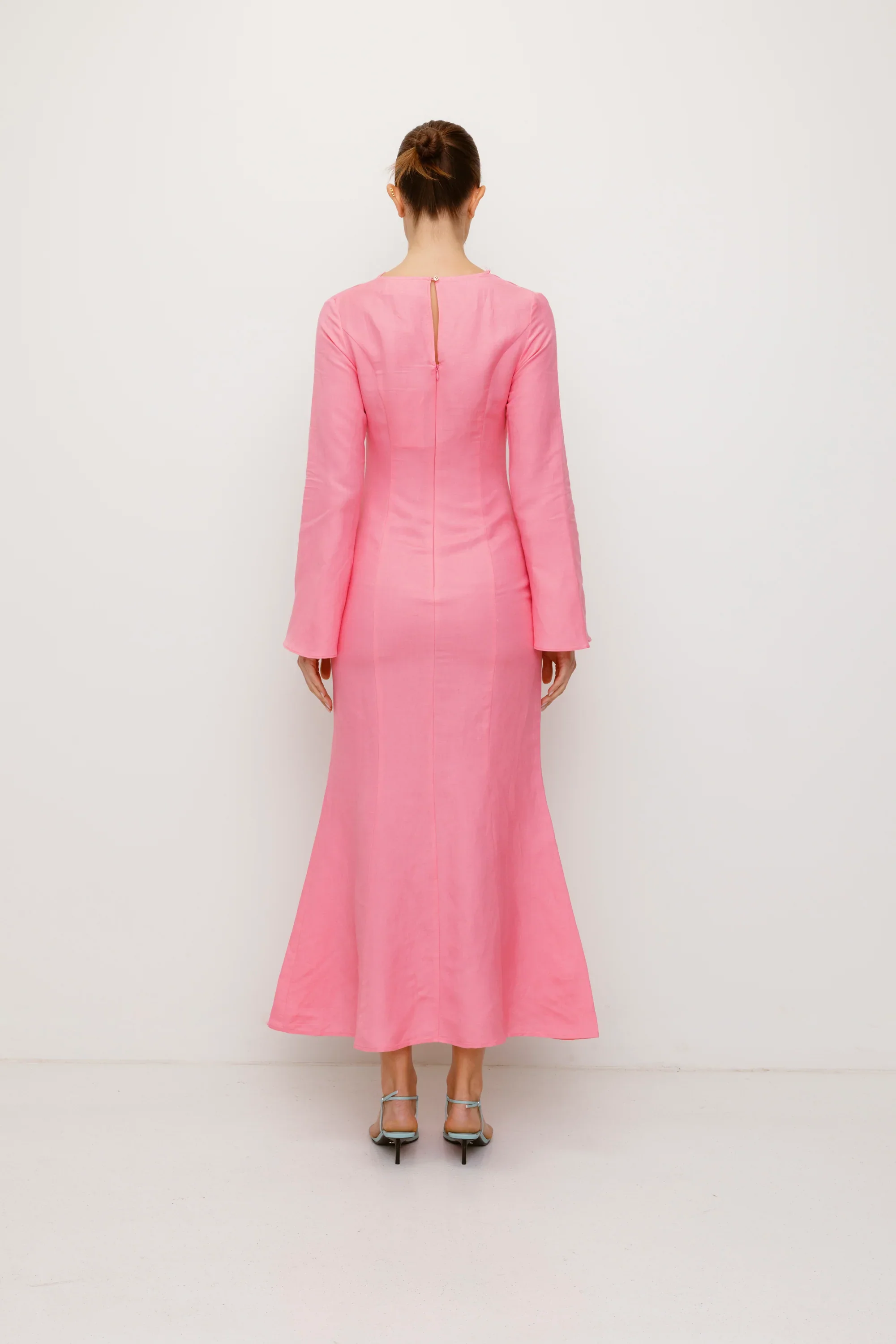 The Wolf Gang Zabelle Maxi Dress - Candy Pink - Image 3