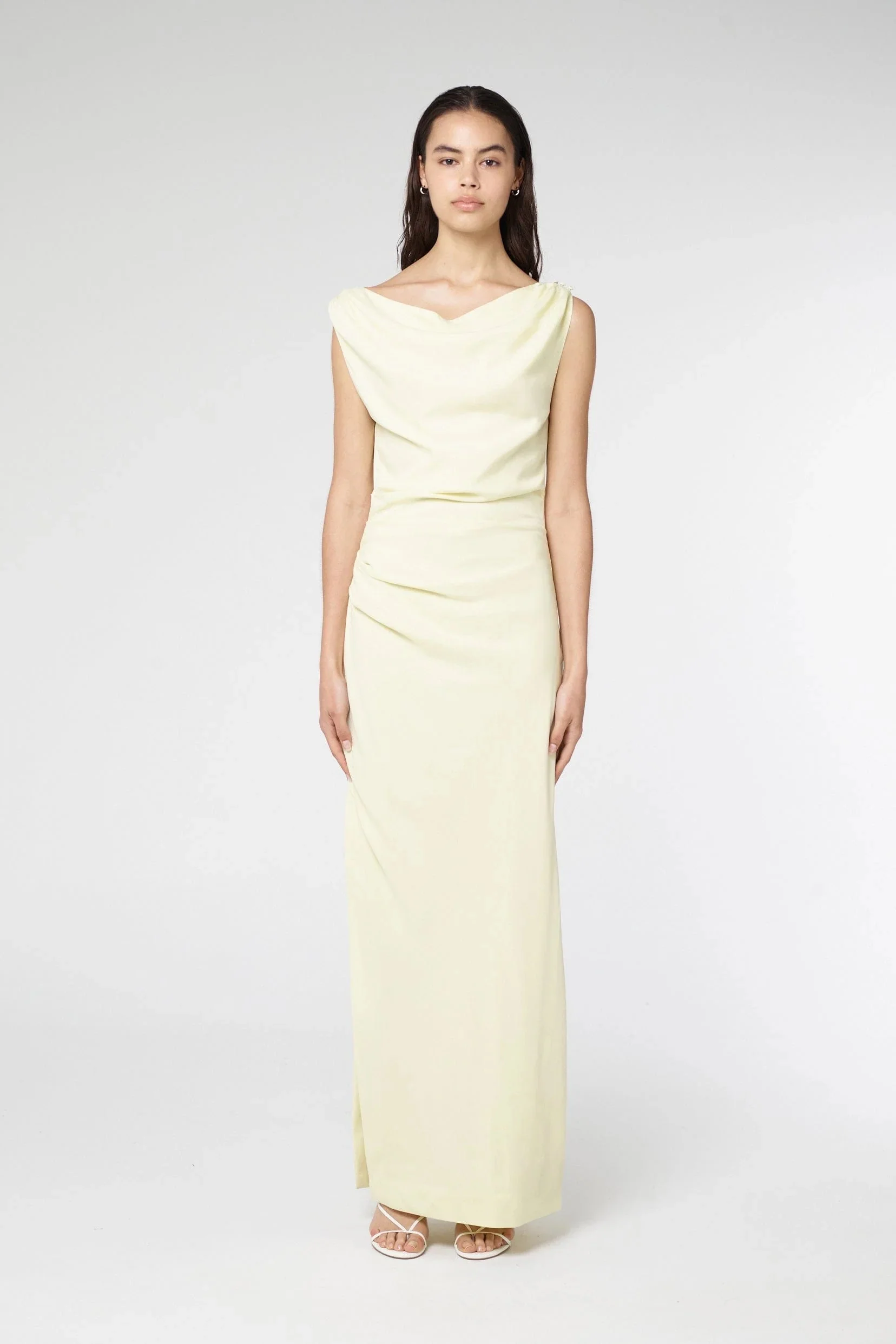 Third Form Athena Off Shoulder Maxi Dress - Sorbet