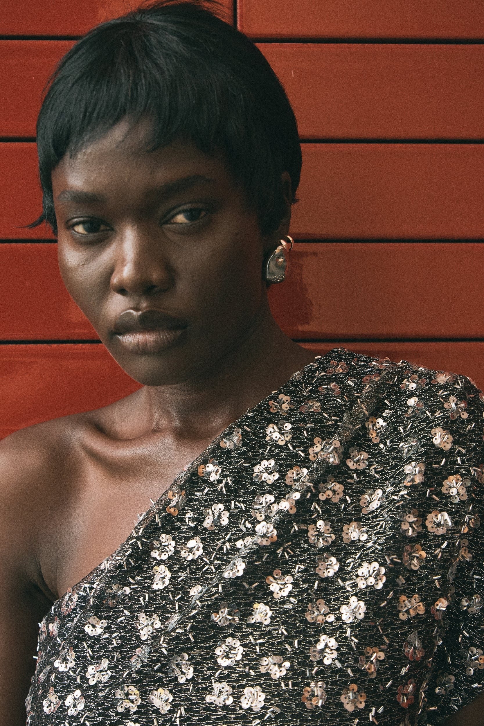 Third Form Celestial Mini Dress - Silver Sequin - Image 6