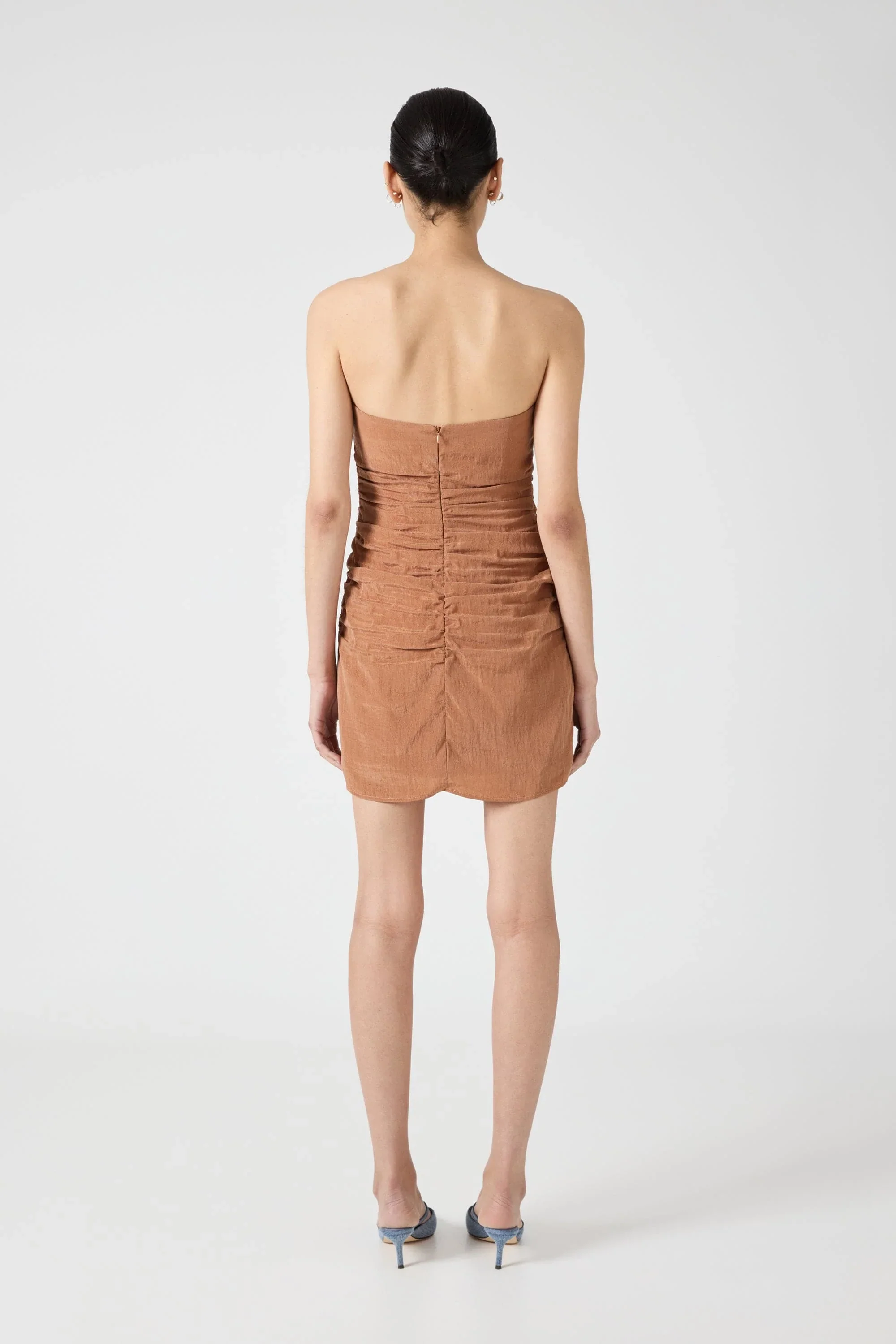Third Form Eclipse Mini Dress - Rust - Image 4