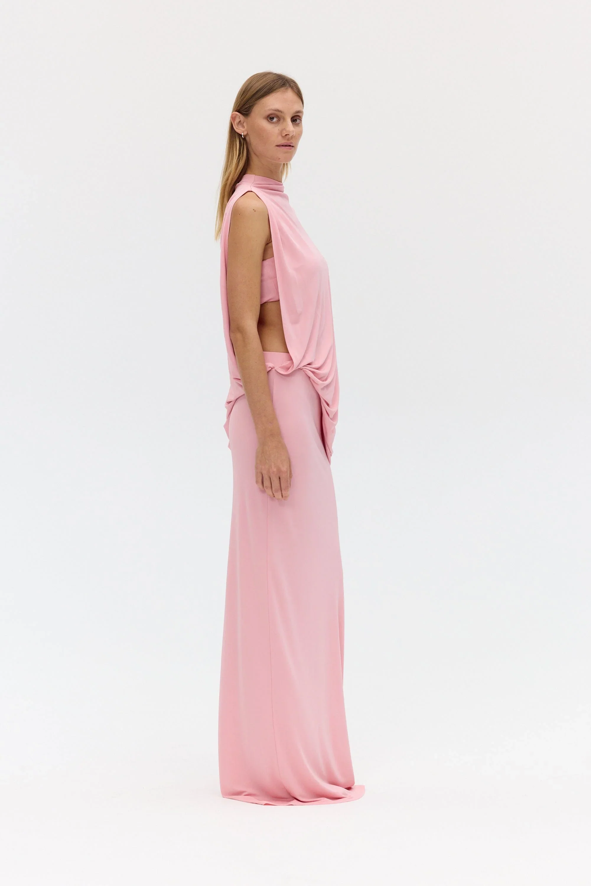 Third Form Fall Away Floor Length Dress - Bloom - Image 5