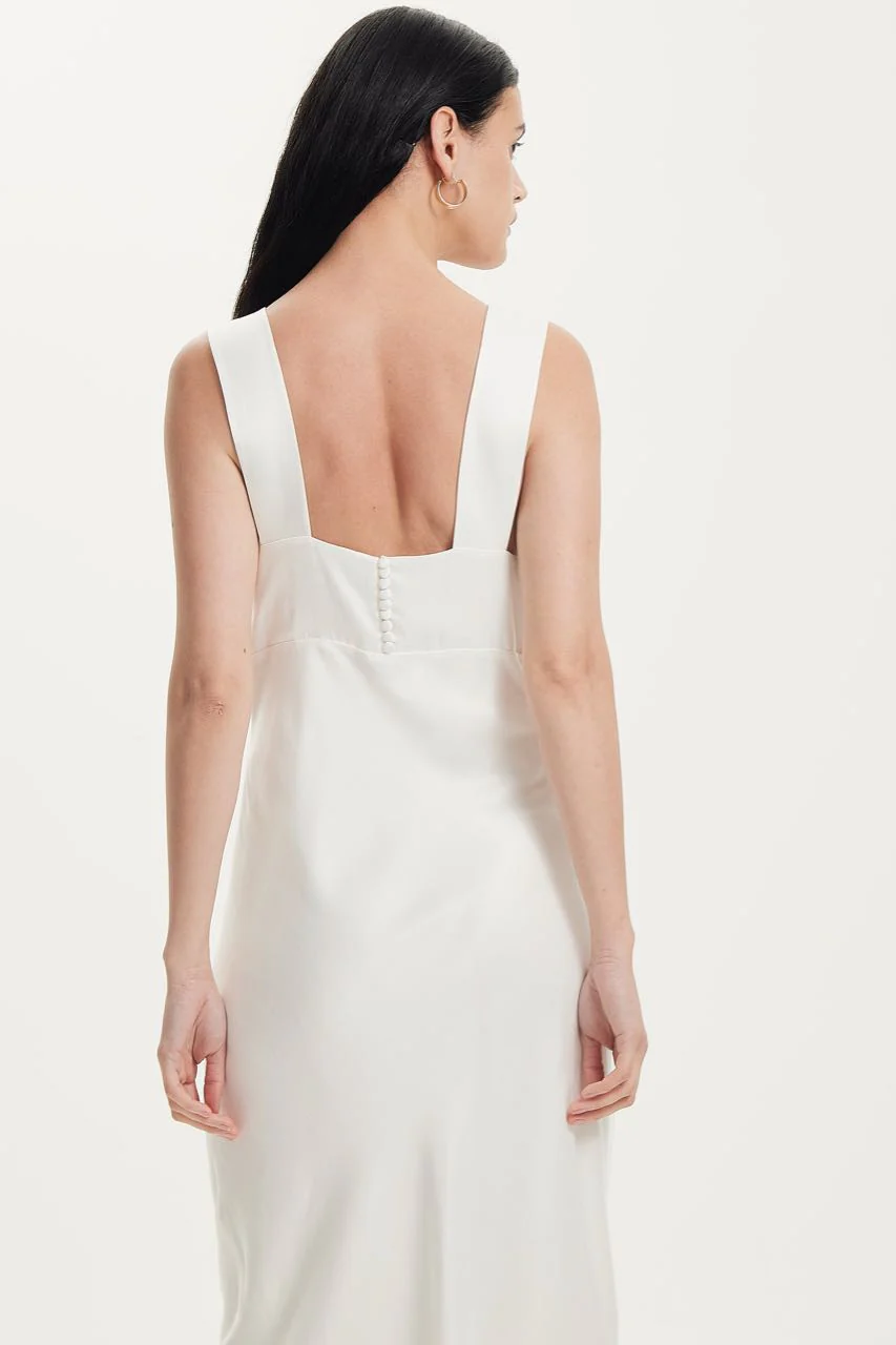 Third Form Magnetic Camisole Bias Slip Dress - Off White - Image 3