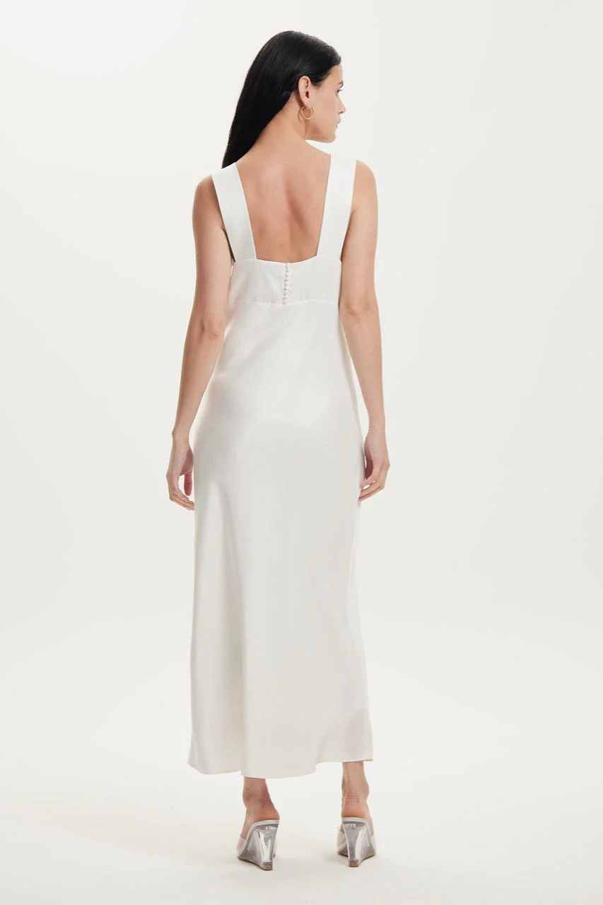 Third Form Magnetic Camisole Bias Slip Dress - Off White - Image 4