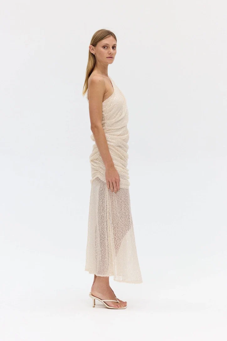 Third Form Nightfall Sequin Maxi Dress - Shell - Image 2