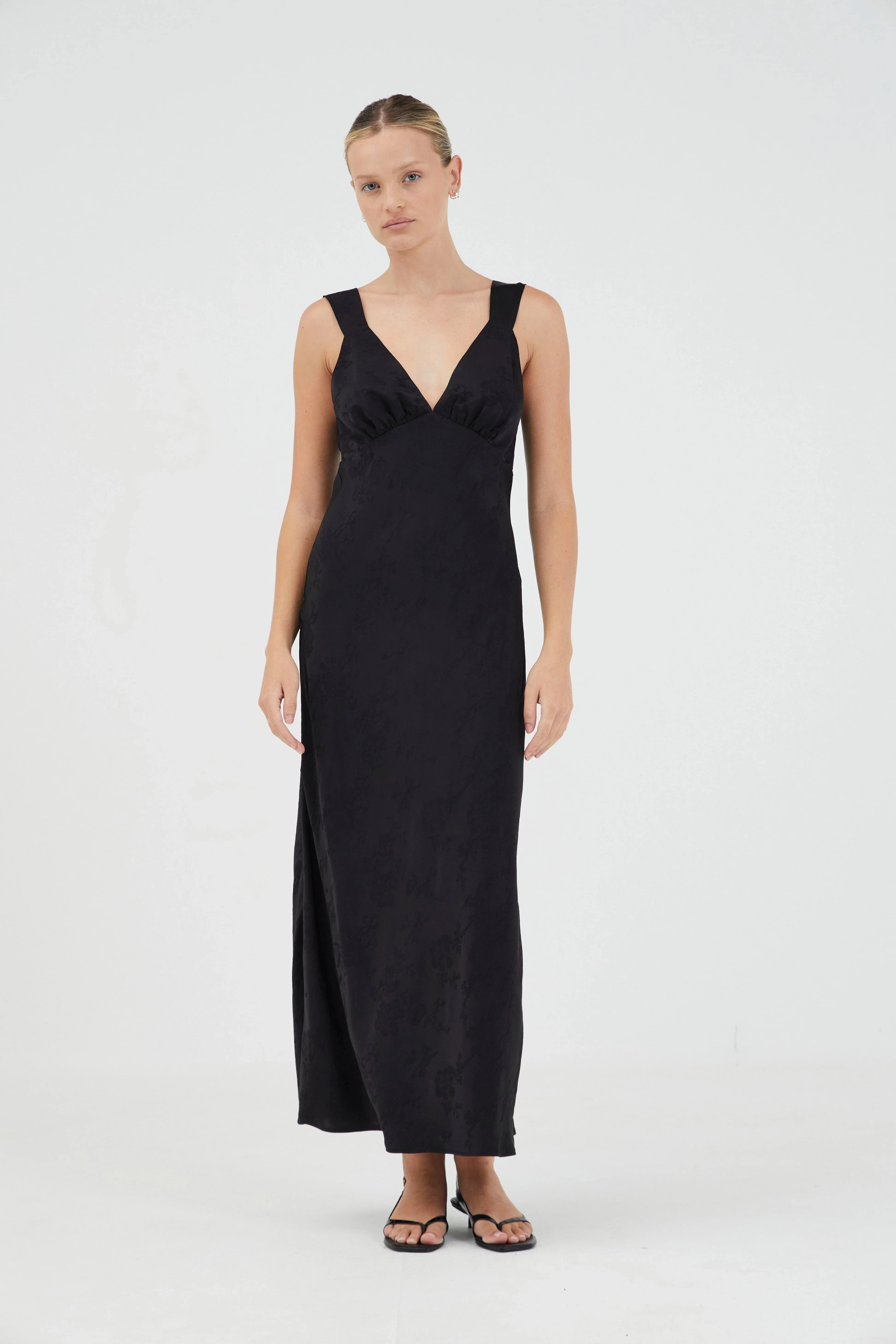 Third Form Oasis Bias Slip Dress - Black - Image 6