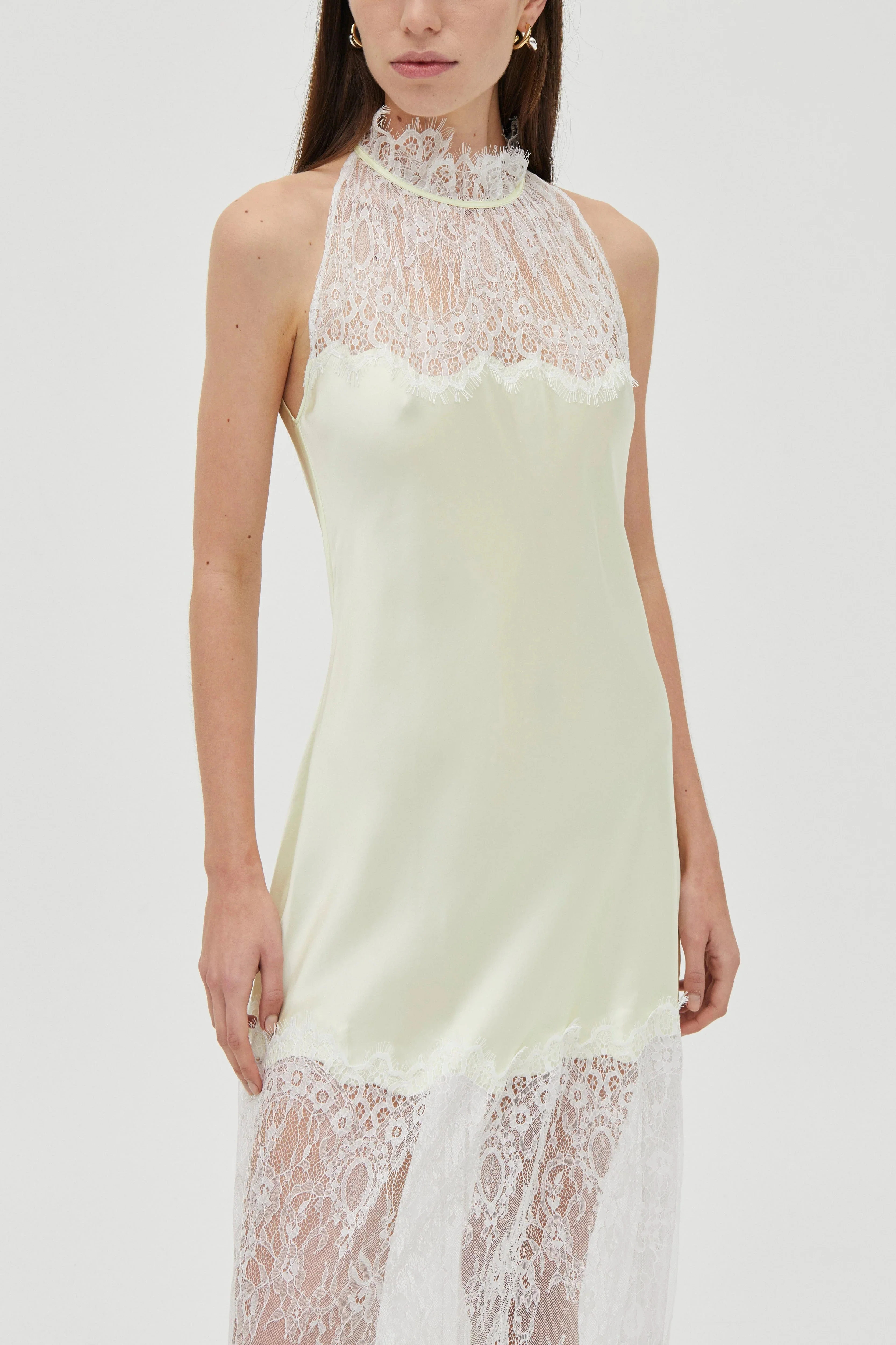 Third Form Poetry Lace Drawn In Maxi Dress - Lemonade - Image 4