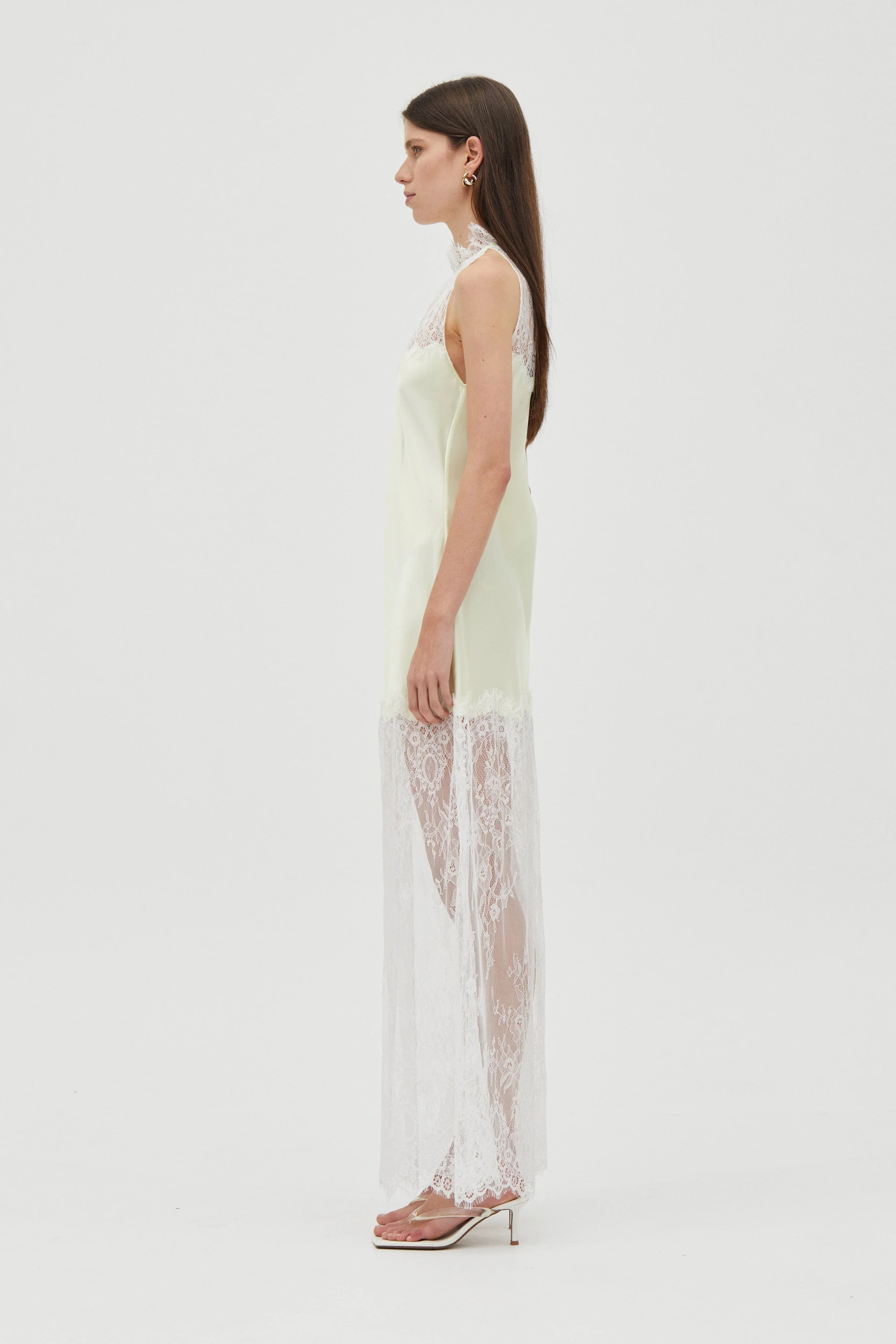 Third Form Poetry Lace Drawn In Maxi Dress - Lemonade - Image 5