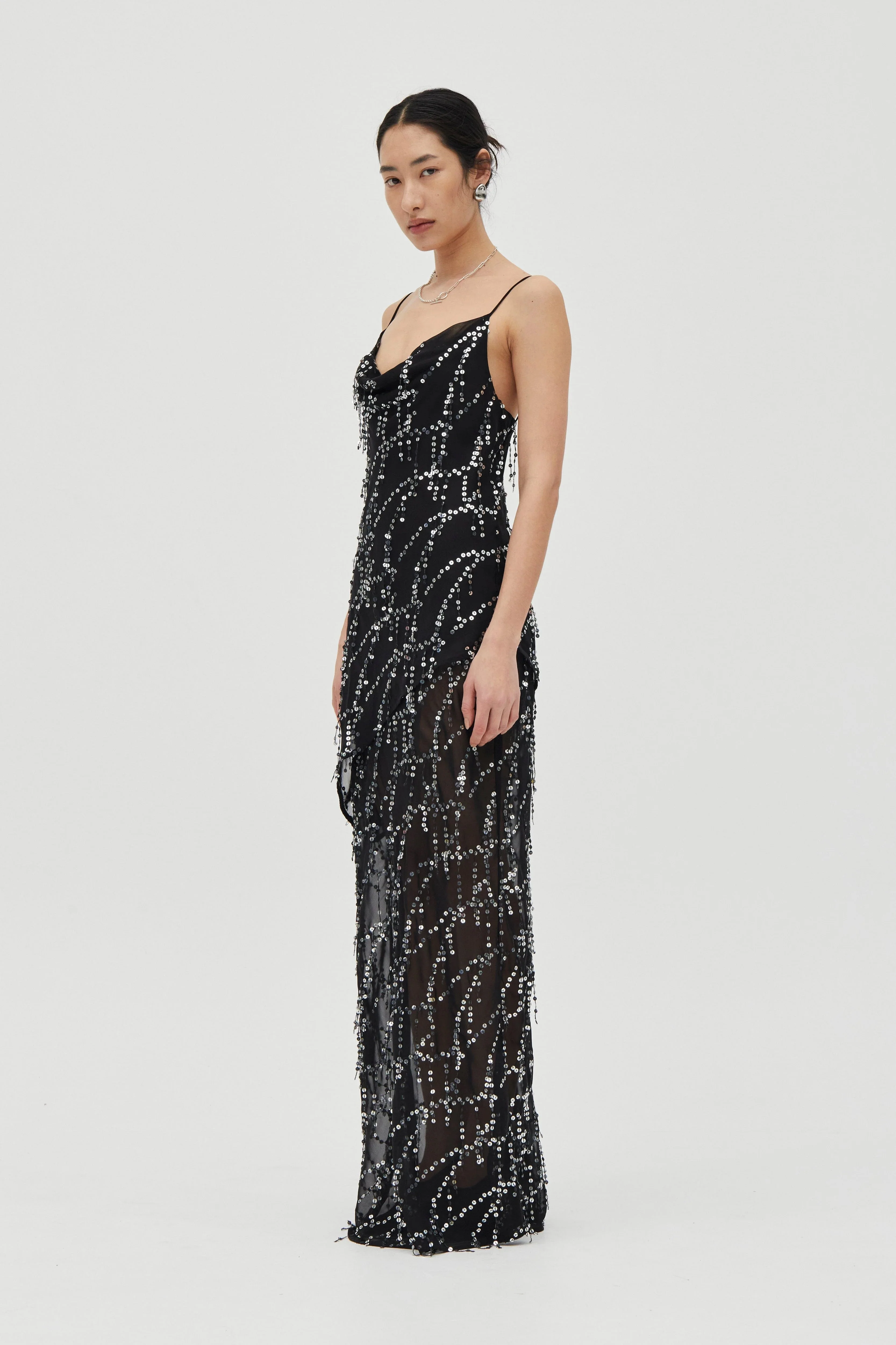 Third Form Refract Bias Maxi Dress - Afterdark - Image 4