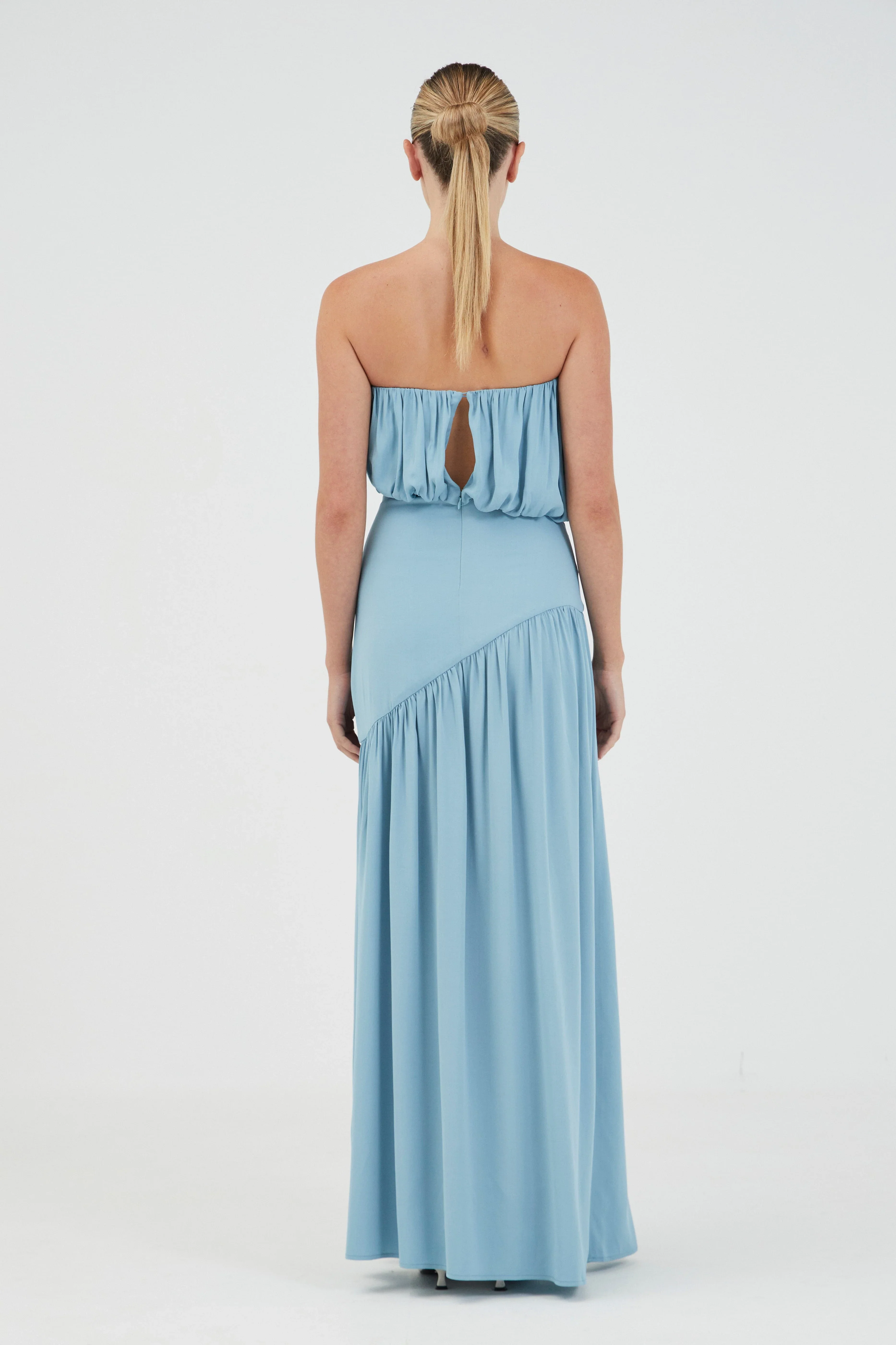 Third Form Seraphic Strapless Maxi Dress - Aquatic - Image 6