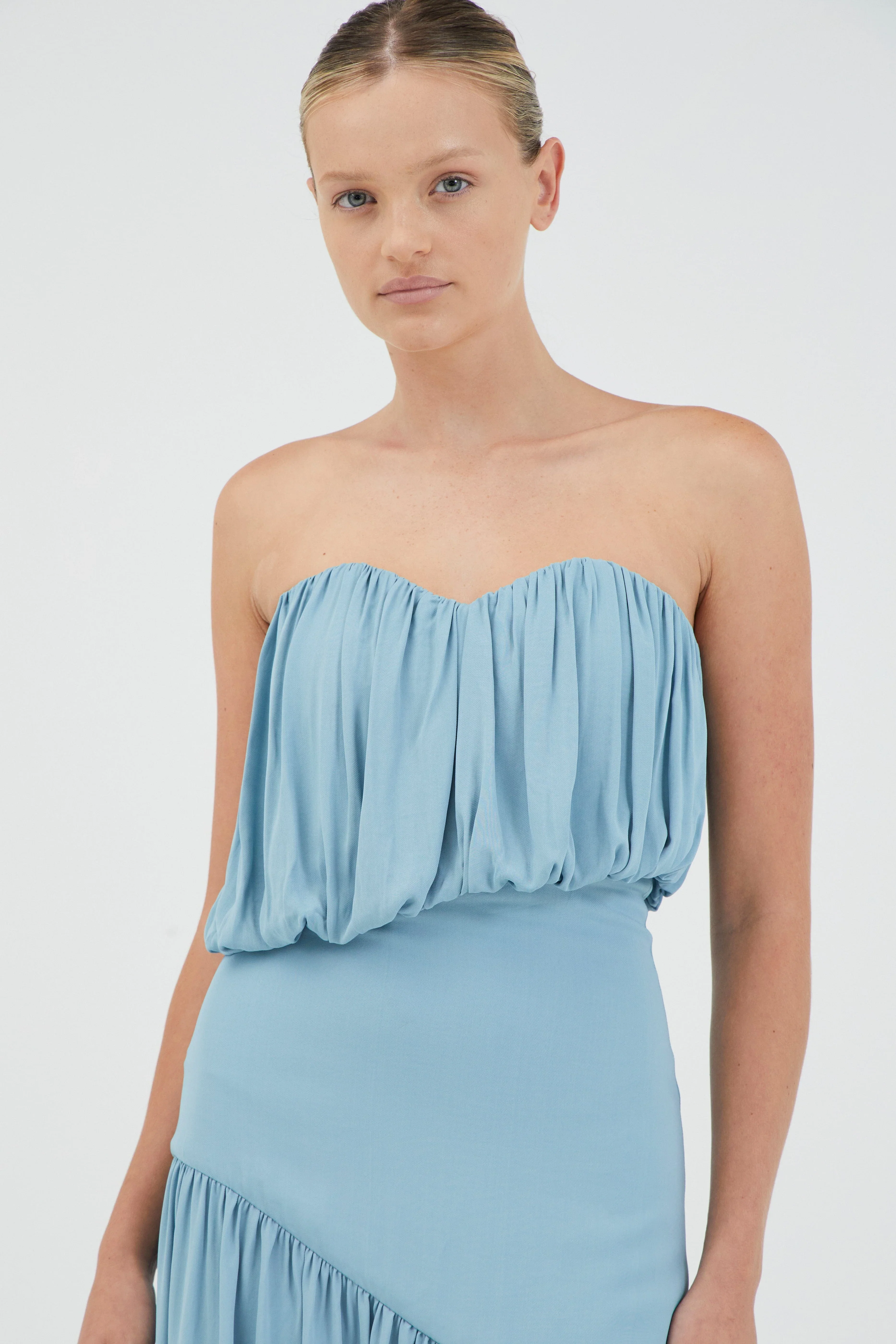 Third Form Seraphic Strapless Maxi Dress - Aquatic - Image 8