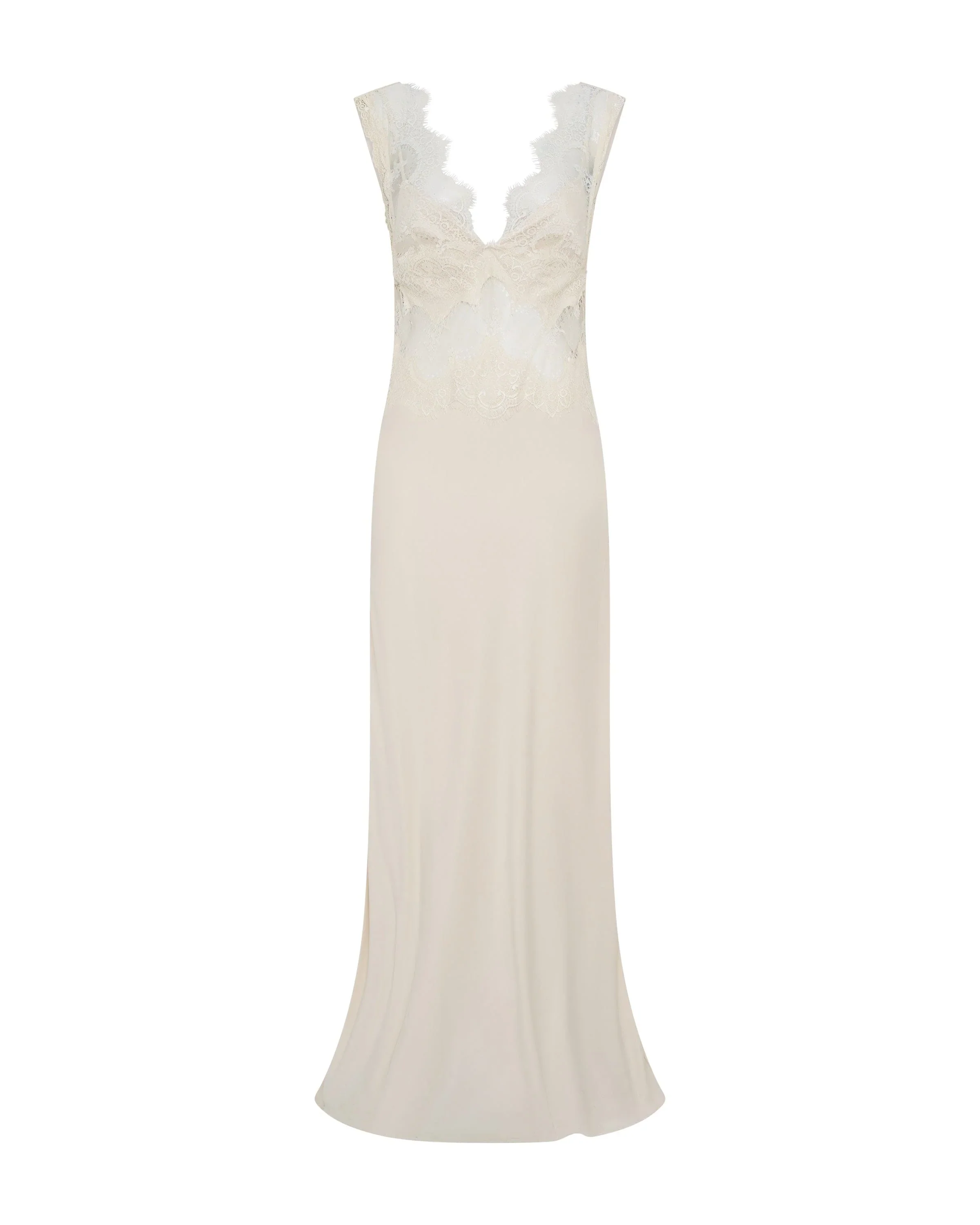 Third Form Visions Lace Floor Length Dress - Buttercream - Image 3