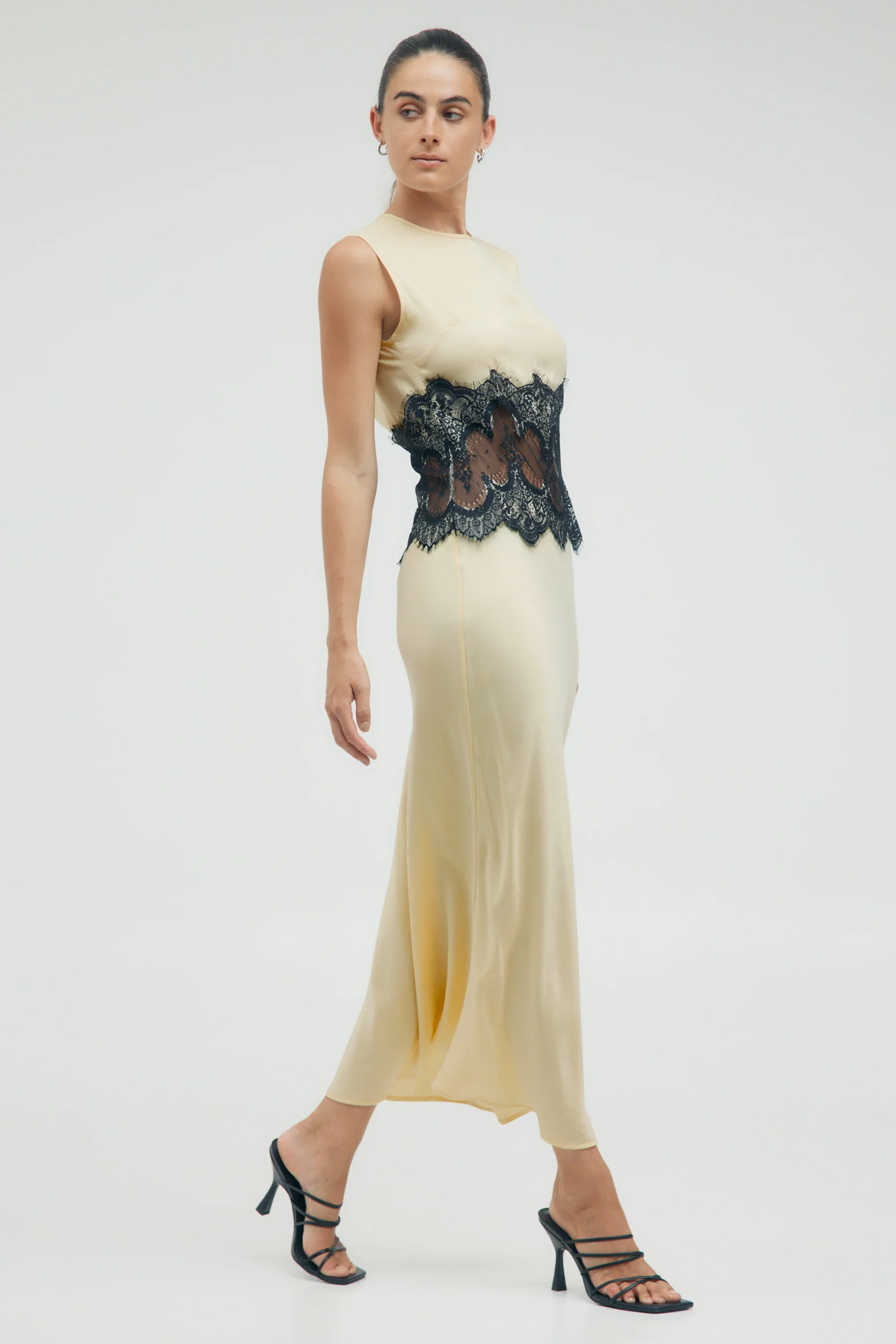 Third Form Visions Lace Trim Tank Dress - Marshmallow - Image 2