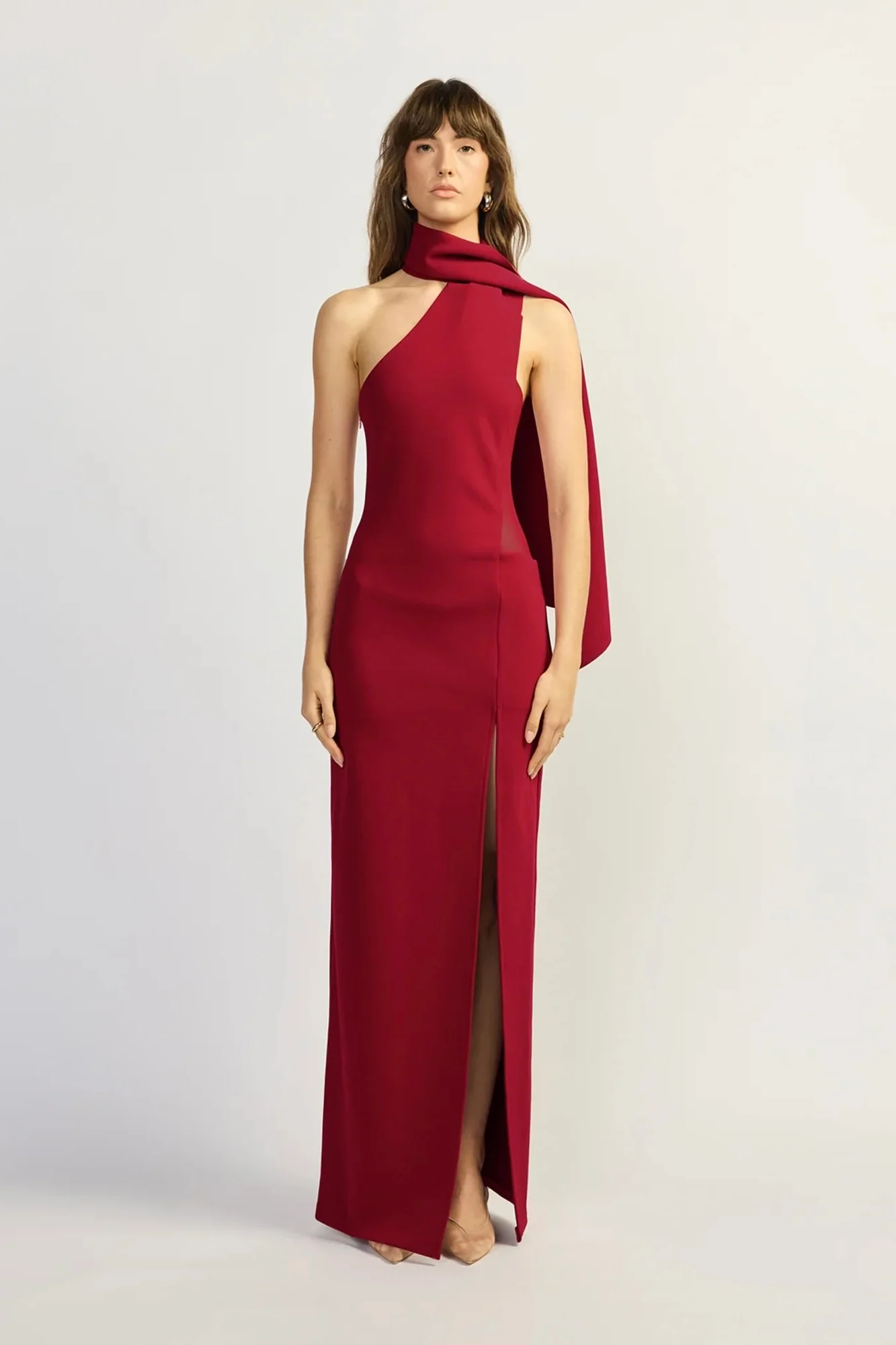 Tojhà Aeron Maxi Dress- Cherry Red