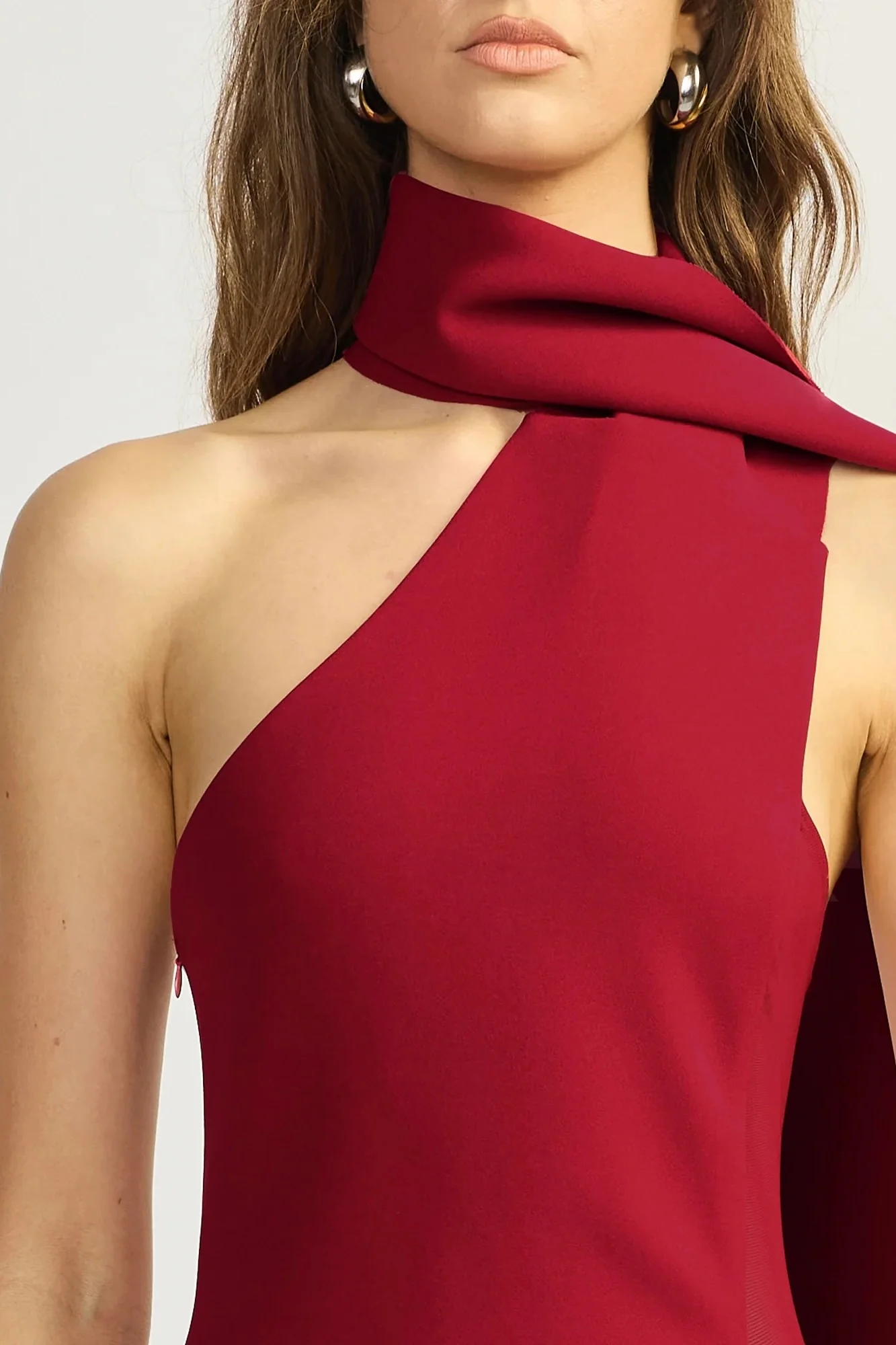 Tojhà Aeron Maxi Dress- Cherry Red - Image 4