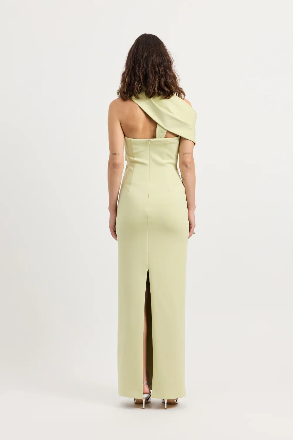 Tojhà Anya Dress - Muted Lime - Image 4