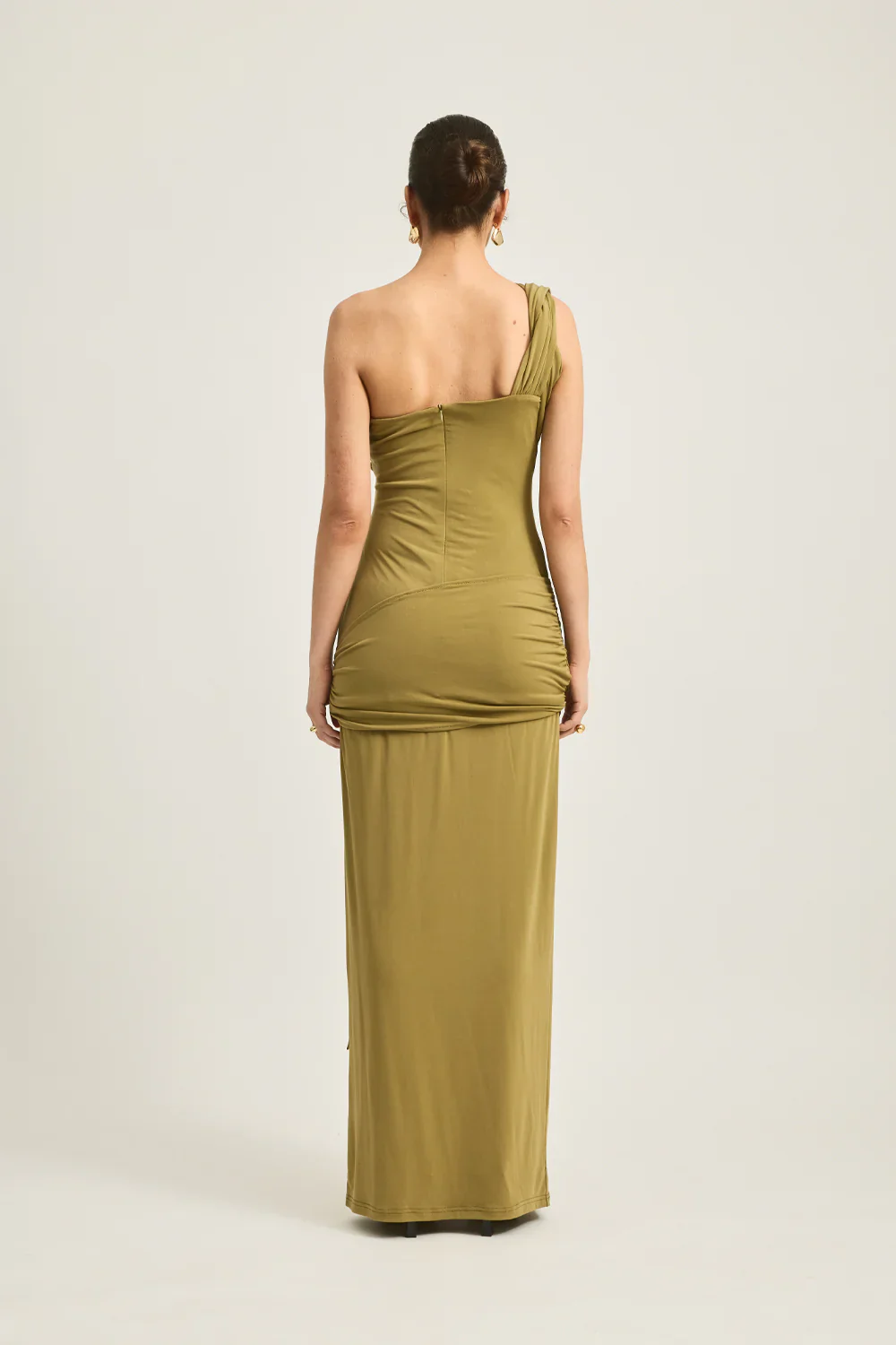 Tojhà Atiyah Dress - Olive - Image 4