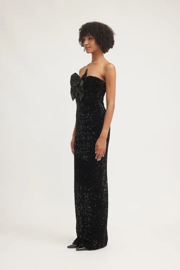 Tojhà Harlynne Dress - Black Sequin - Image 4