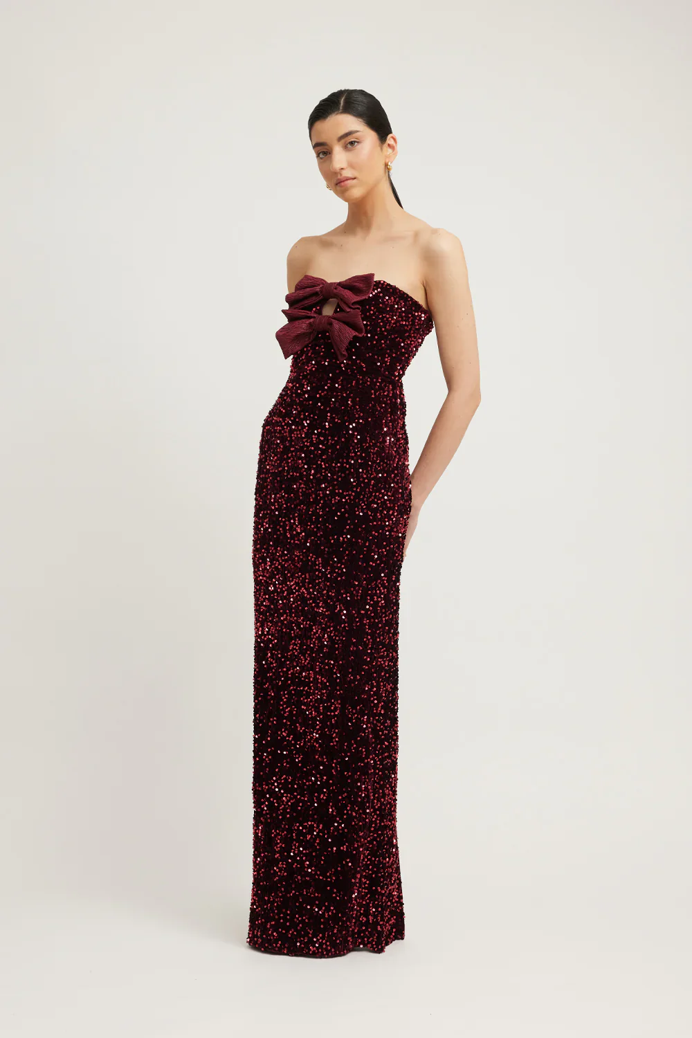Tojhà Harlynne Dress - Merlot - Image 5
