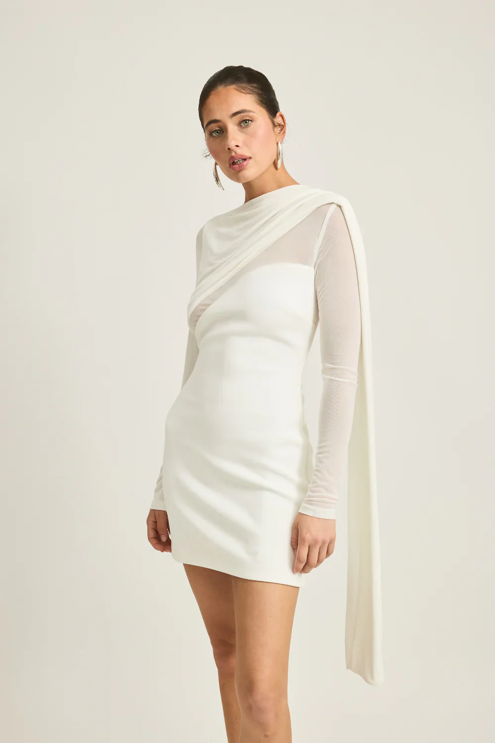 Tojhà Imani Mini Dress - Ivory - Image 2