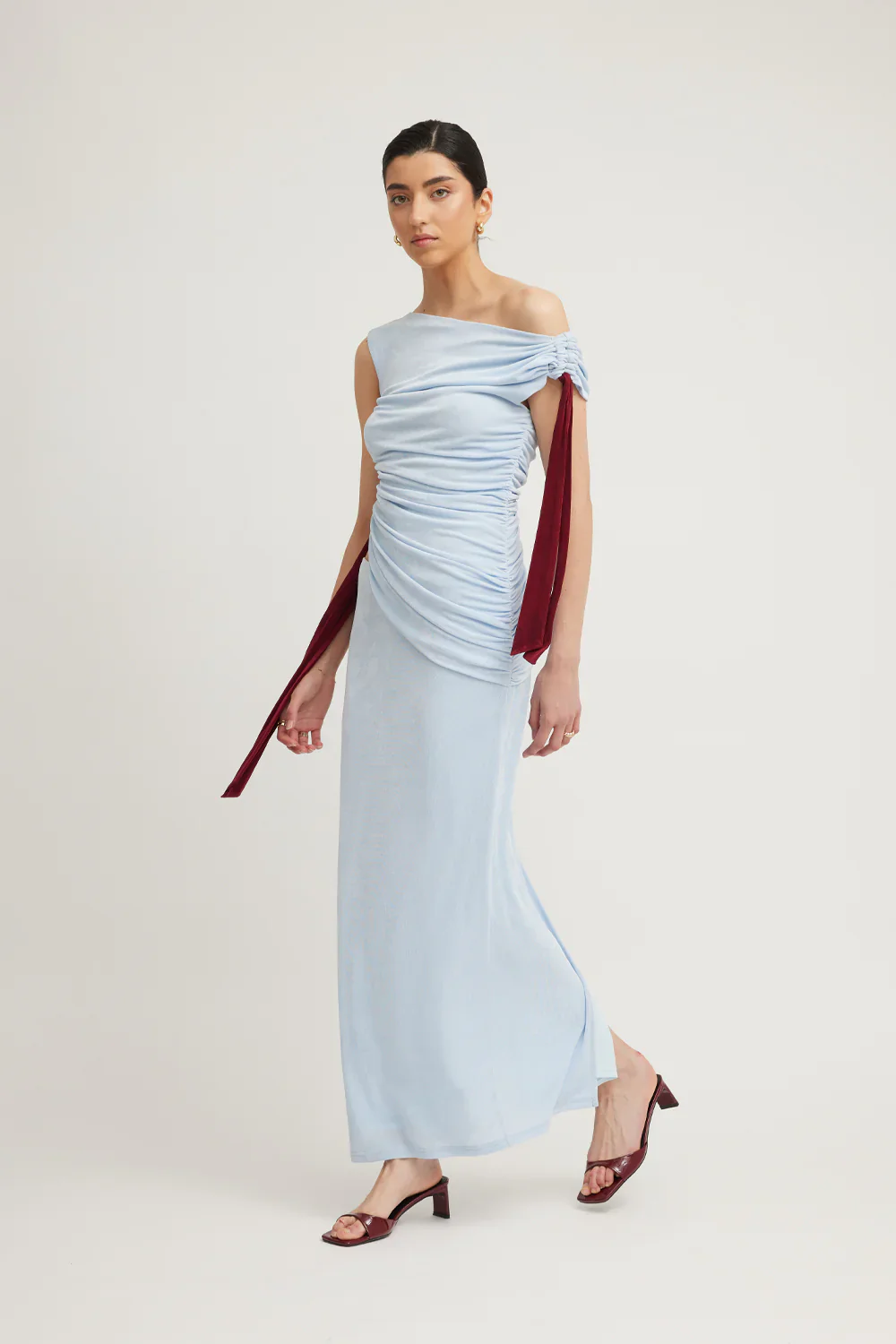 Tojhà Kalilah Dress - Sky/Merlot - Image 6