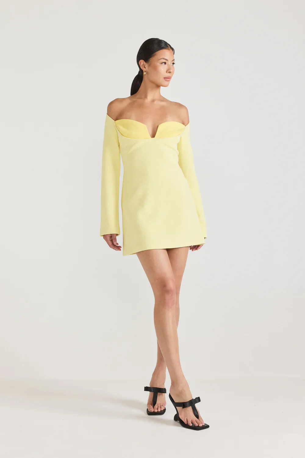 Tojhà Lilosa Mini Dress - Lemon/Honey - Image 5