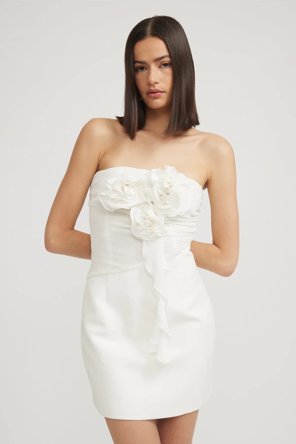 Tojhà Loral Dress - Ivory - Image 3