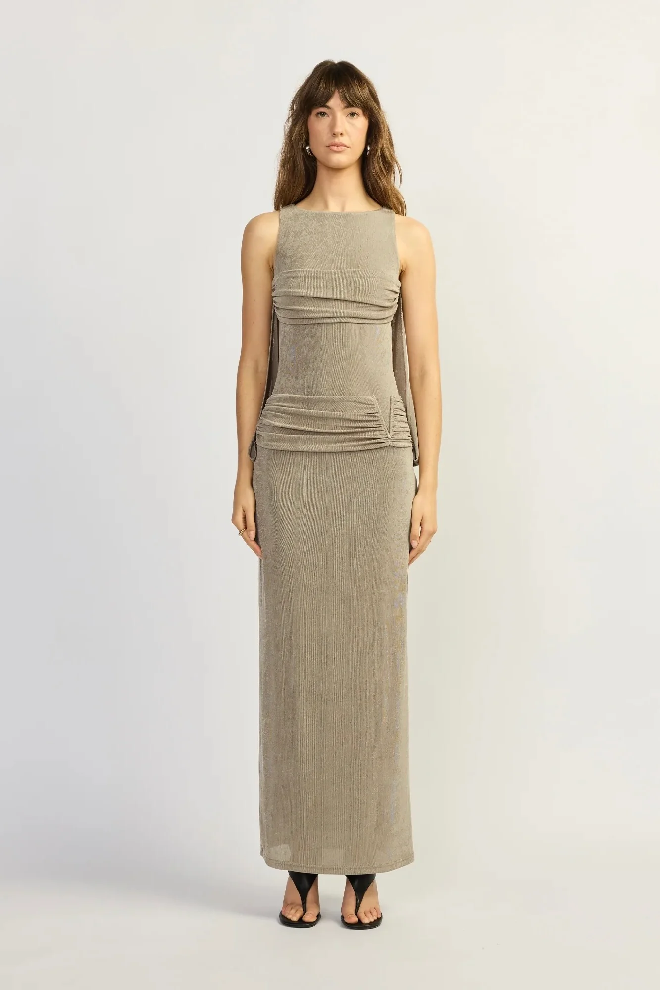 Tojhà Samson Maxi Dress- Stone