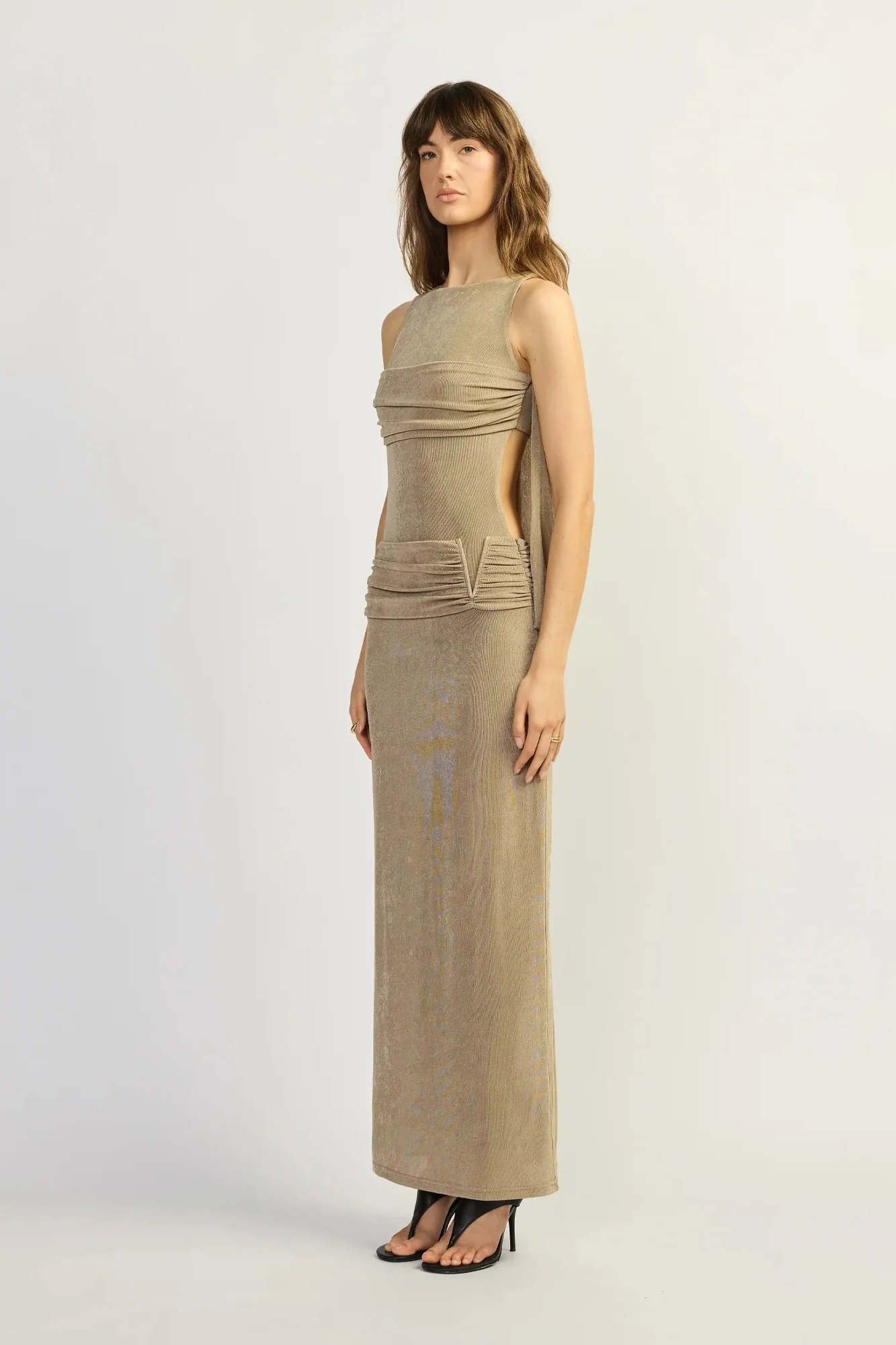 Tojhà Samson Maxi Dress- Stone - Image 2