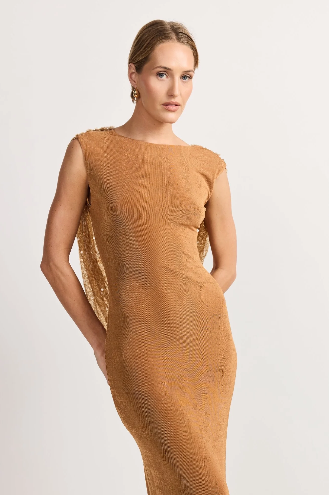 Tojhà Solen Dress - Toffee - Image 3