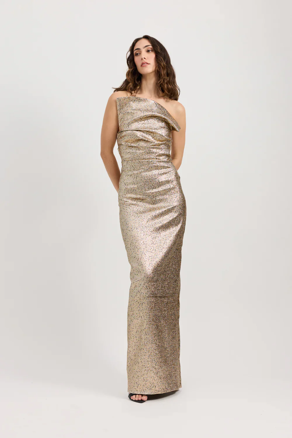 Tojhà Tacoma Dress - Metallic Champagne - Image 8