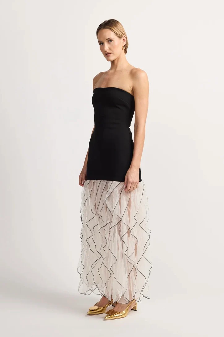 Tojhà Valea Dress - Black & White - Image 2