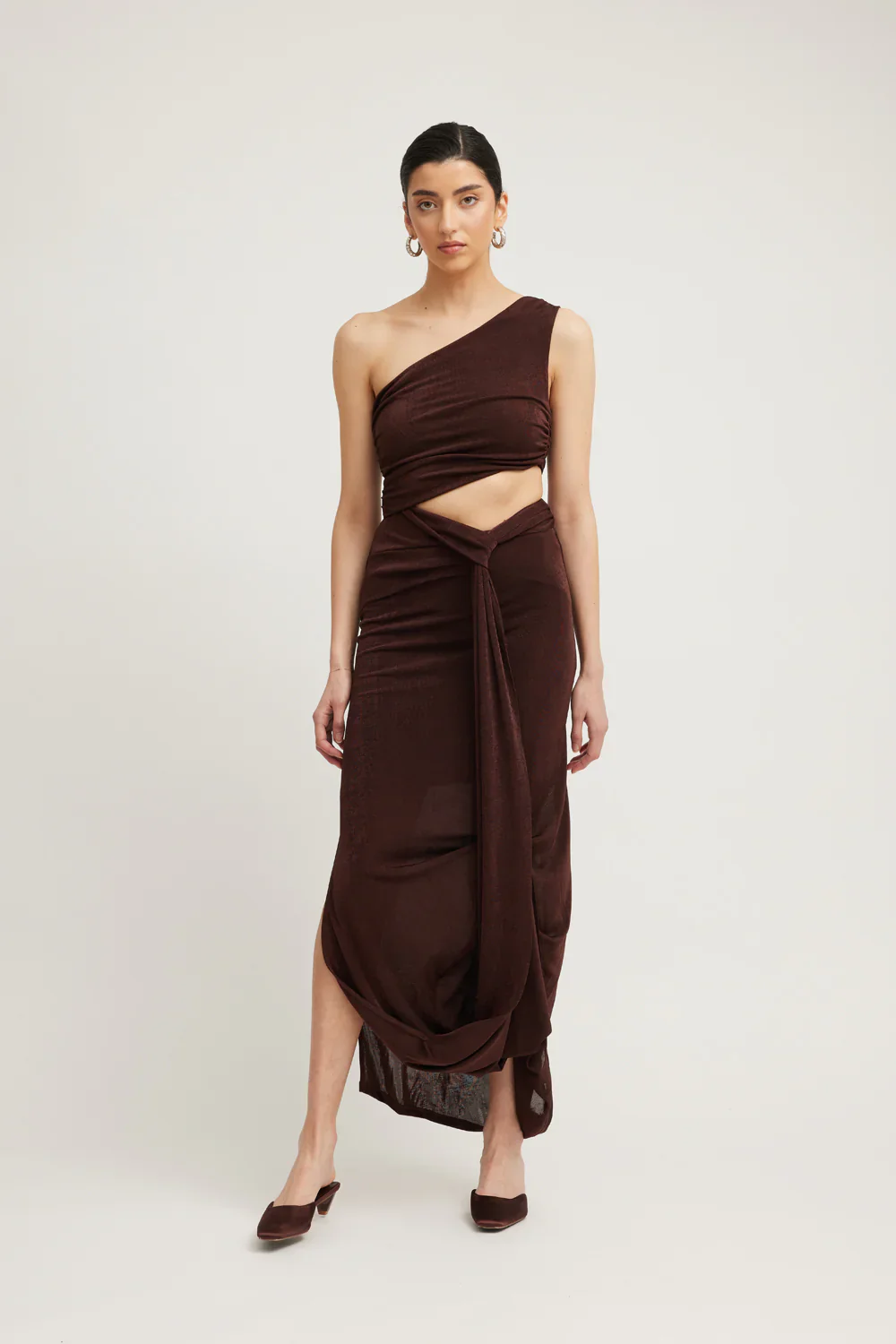 Tojhà Viola Dress - Chocolate - Image 3
