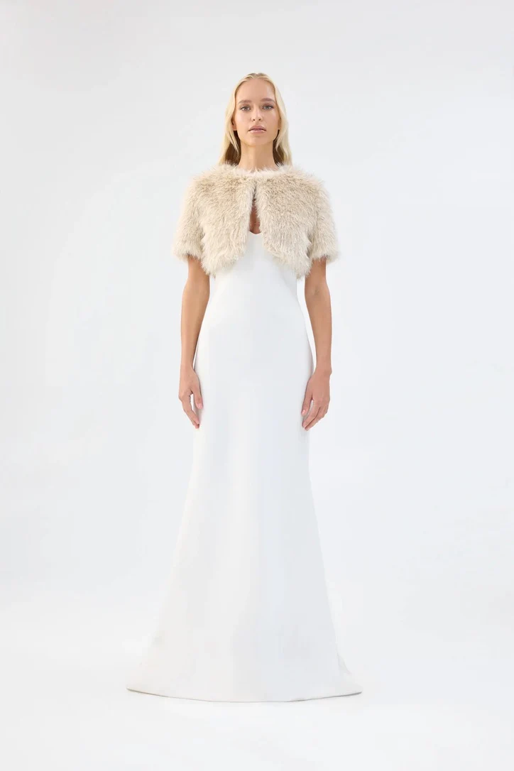 Unreal Fur Wings Balero - Caramel