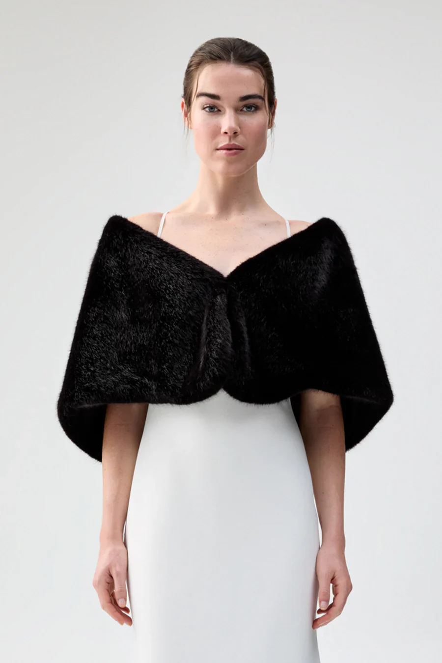 Unreal Fur Yasmine Wrap - Black