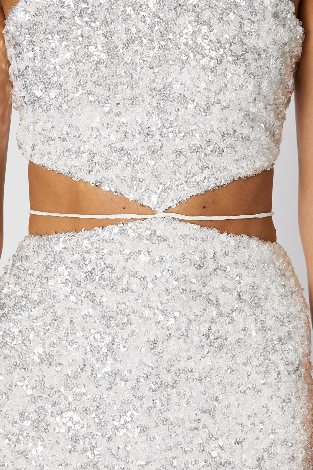 Winona Elodie Halter Dress - White - Image 6