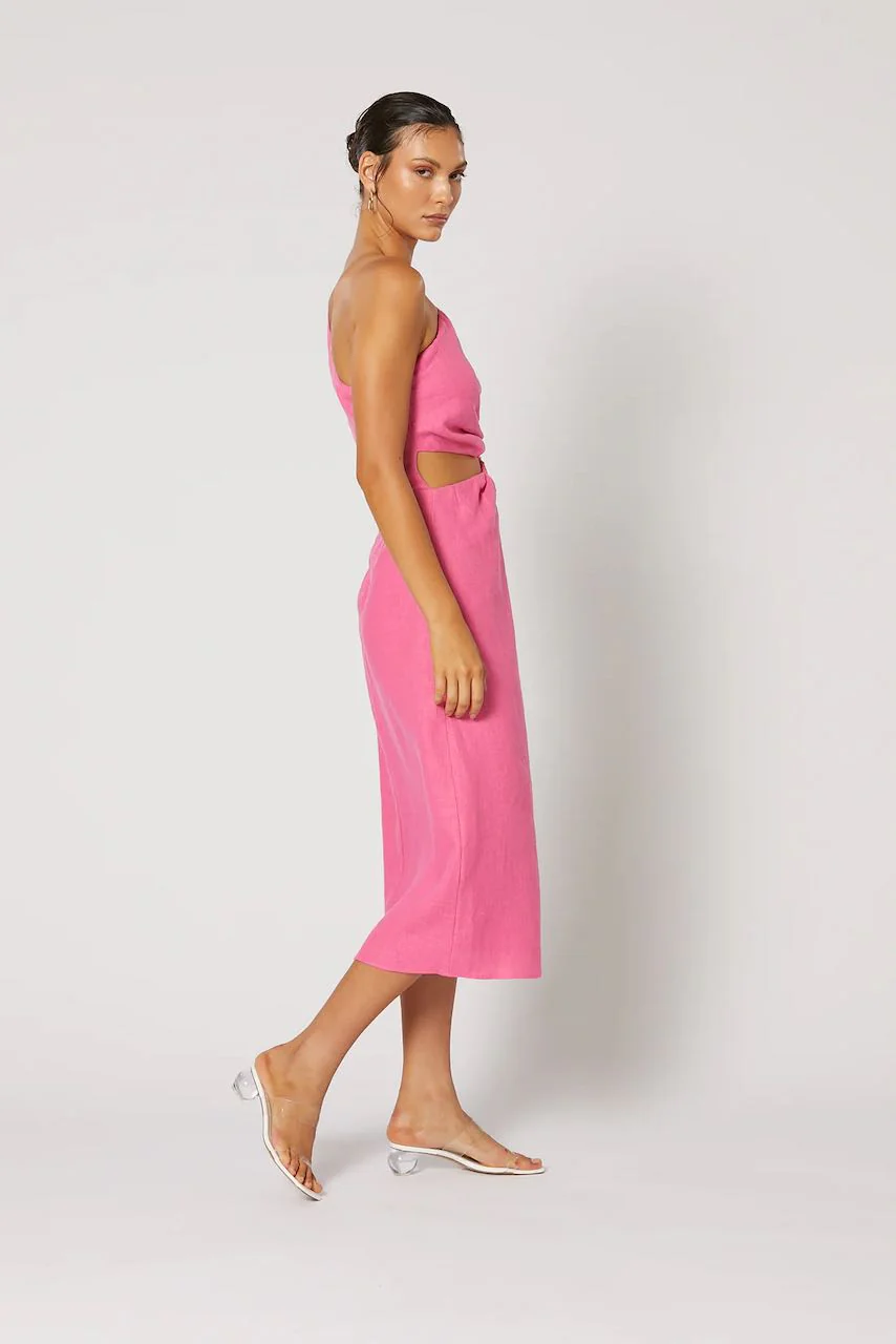 Winona Siesta Gathered Dress - Pink - Image 2