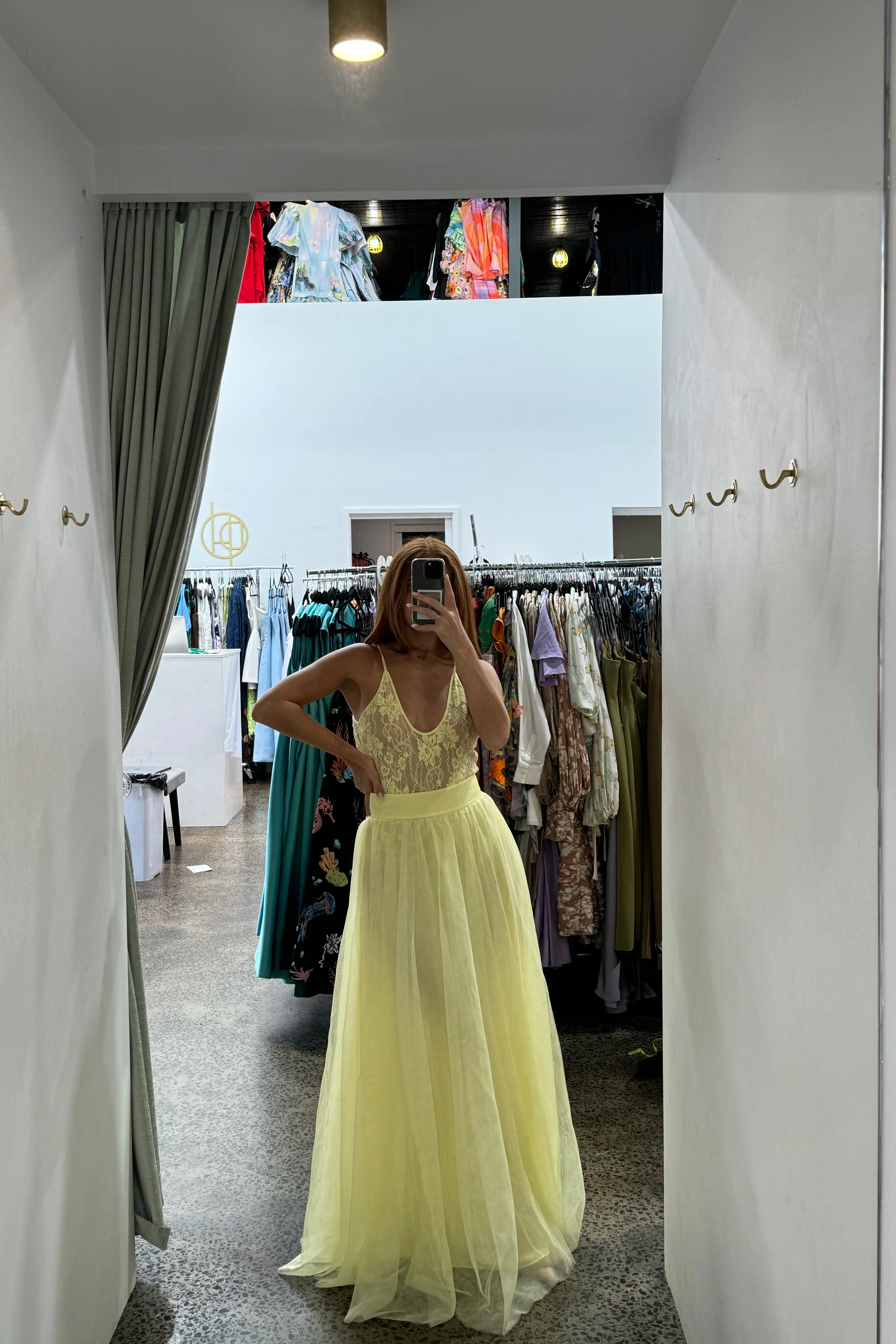 Zimmermann Tulle Skirt - Lemon - Image 7