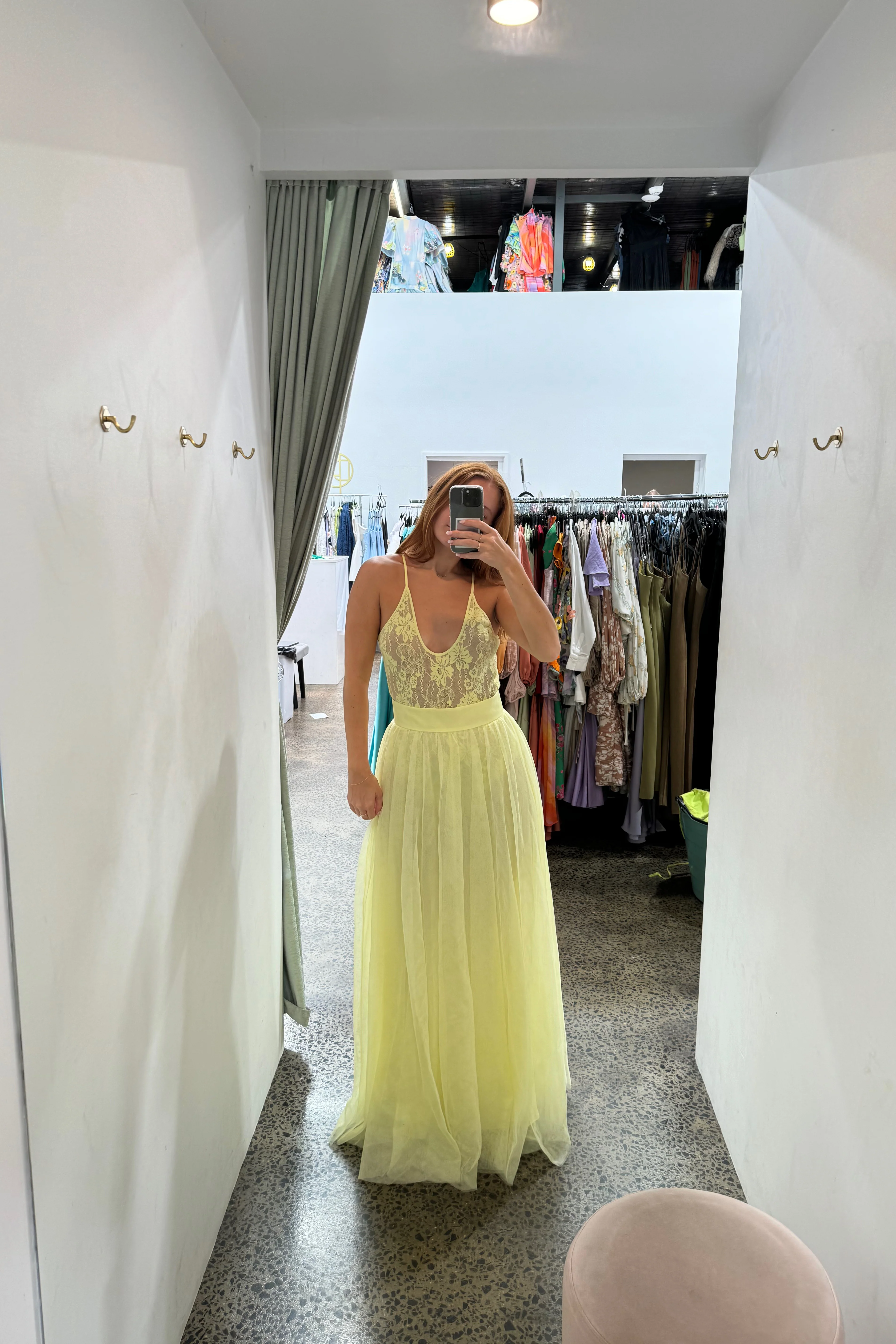 Zimmermann Tulle Skirt - Lemon - Image 8